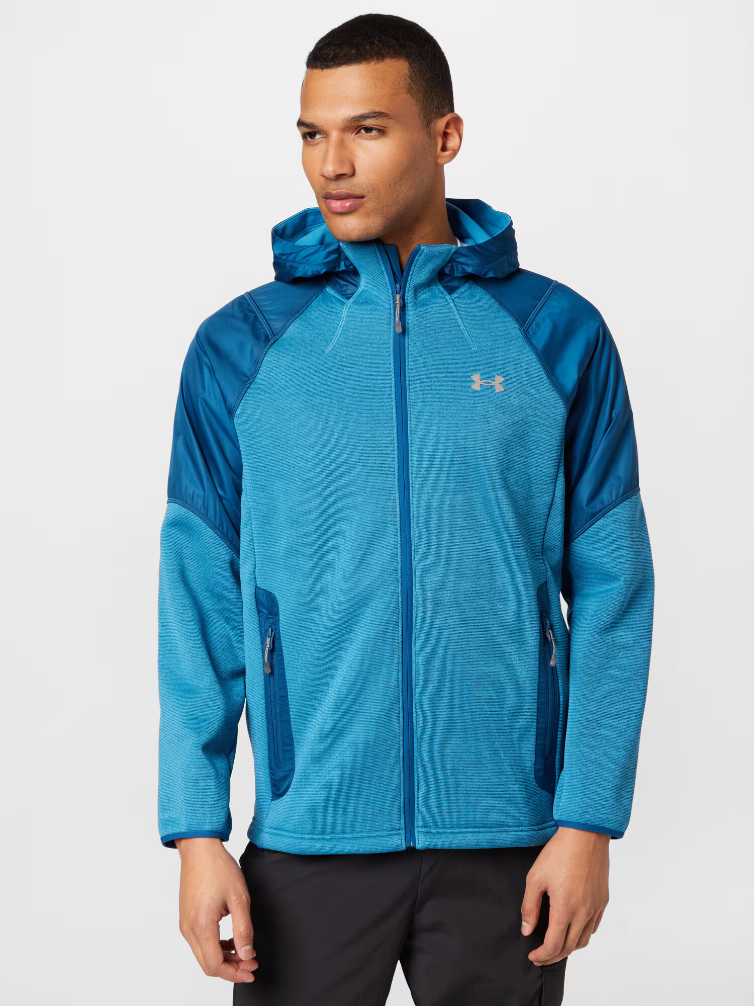 UNDER ARMOUR Športna jopa na zadrgo 'Essential' modra / azur - Pepit.si