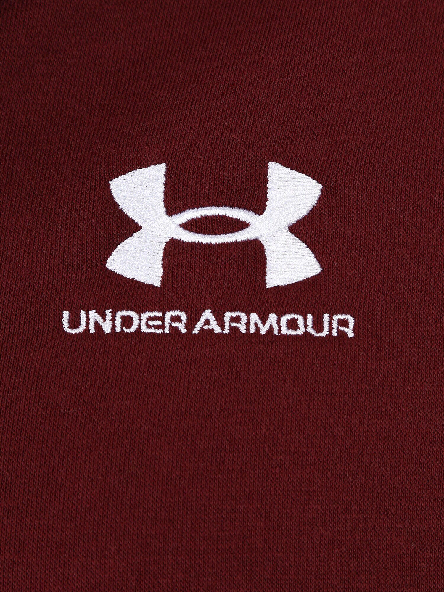 UNDER ARMOUR Športna jopa na zadrgo burgund / bela - Pepit.si