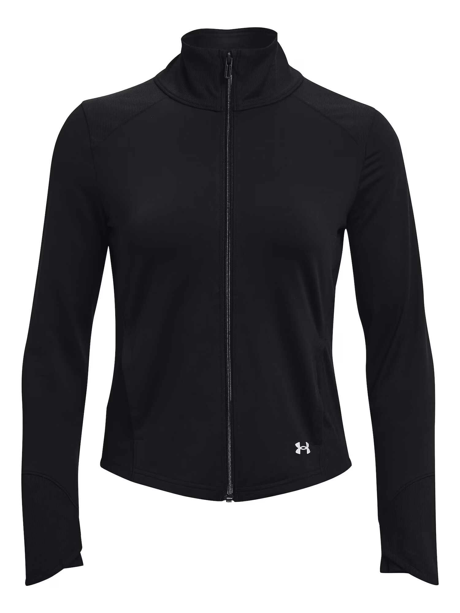 UNDER ARMOUR Športna jopa na zadrgo 'Meridian' siva / črna - Pepit.si