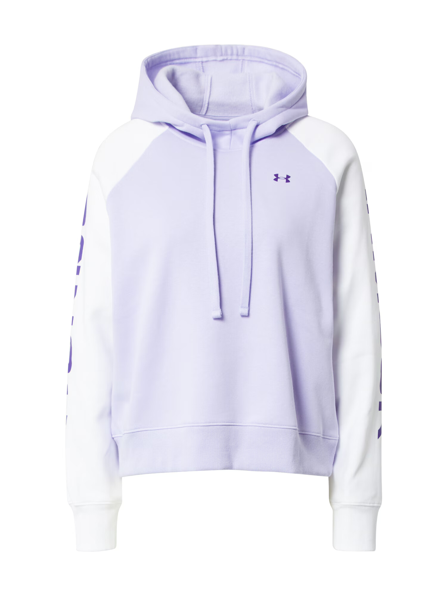 UNDER ARMOUR Športna majica pastelno lila / bela / temno liila - Pepit.si