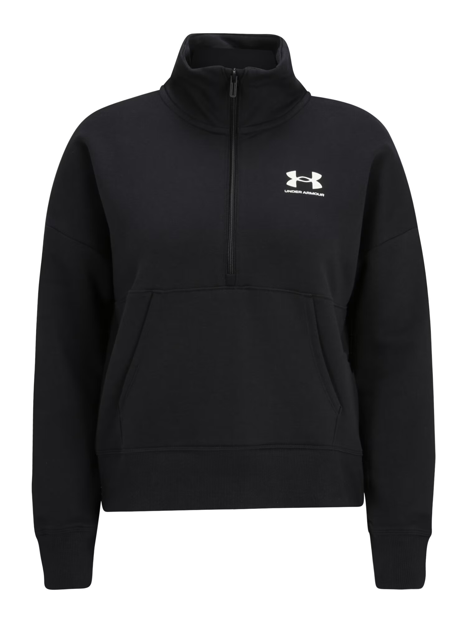 UNDER ARMOUR Športna majica 'Rival' črna / bela - Pepit.si