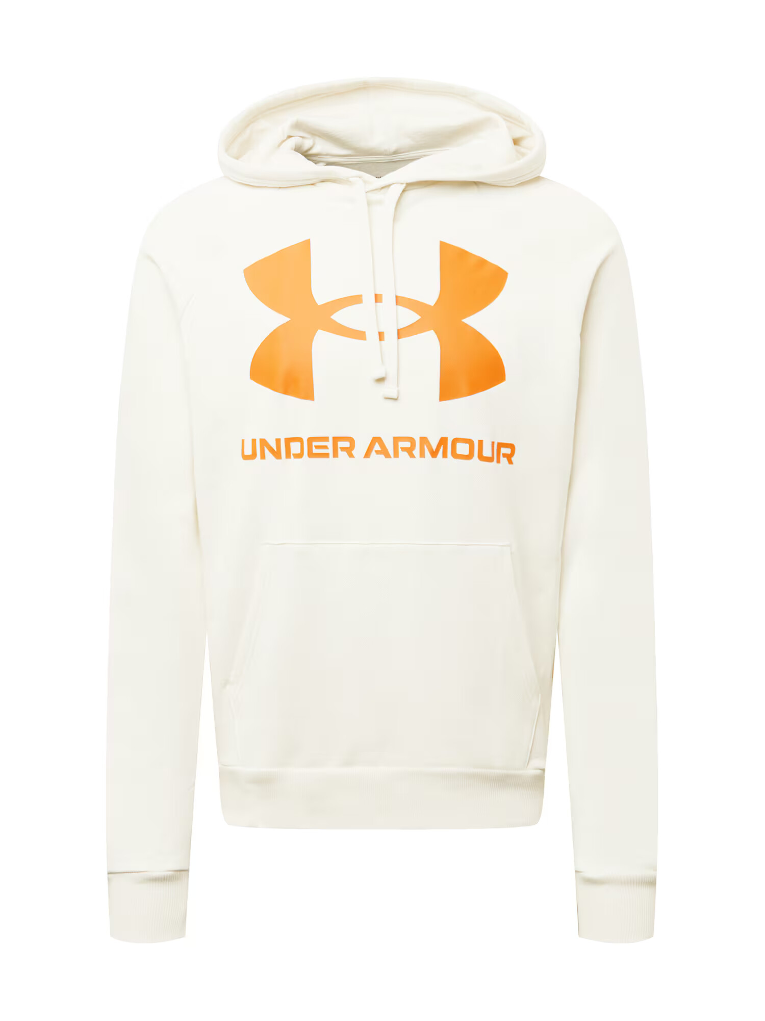 UNDER ARMOUR Športna majica 'Rival' kremna / oranžna - Pepit.si