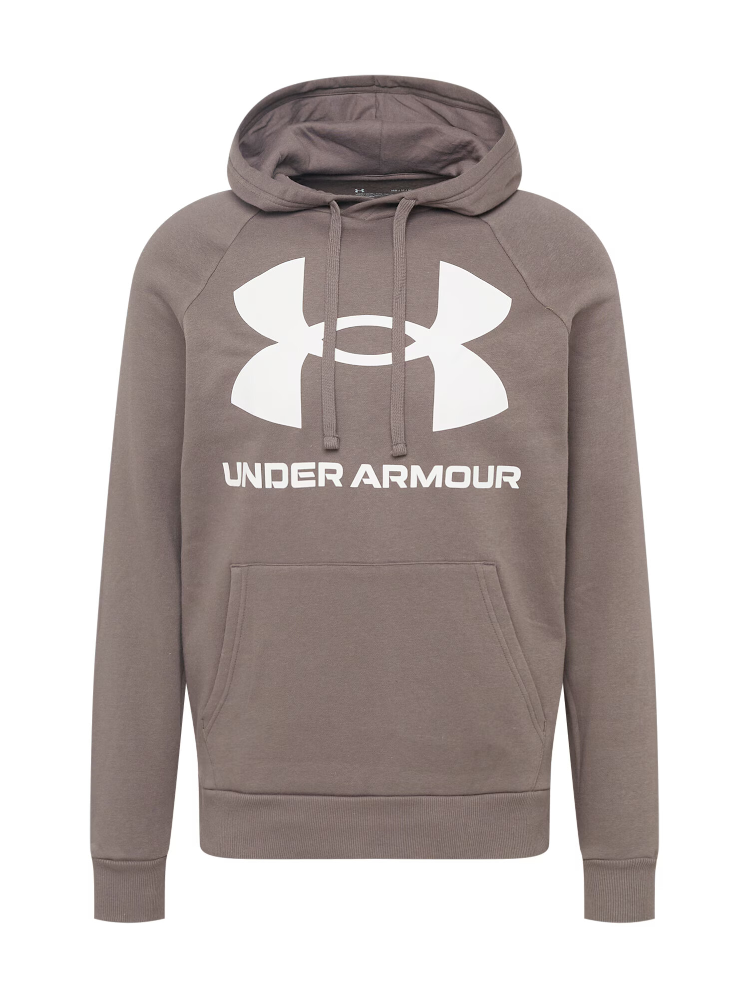 UNDER ARMOUR Športna majica 'Rival' mokka / bela - Pepit.si