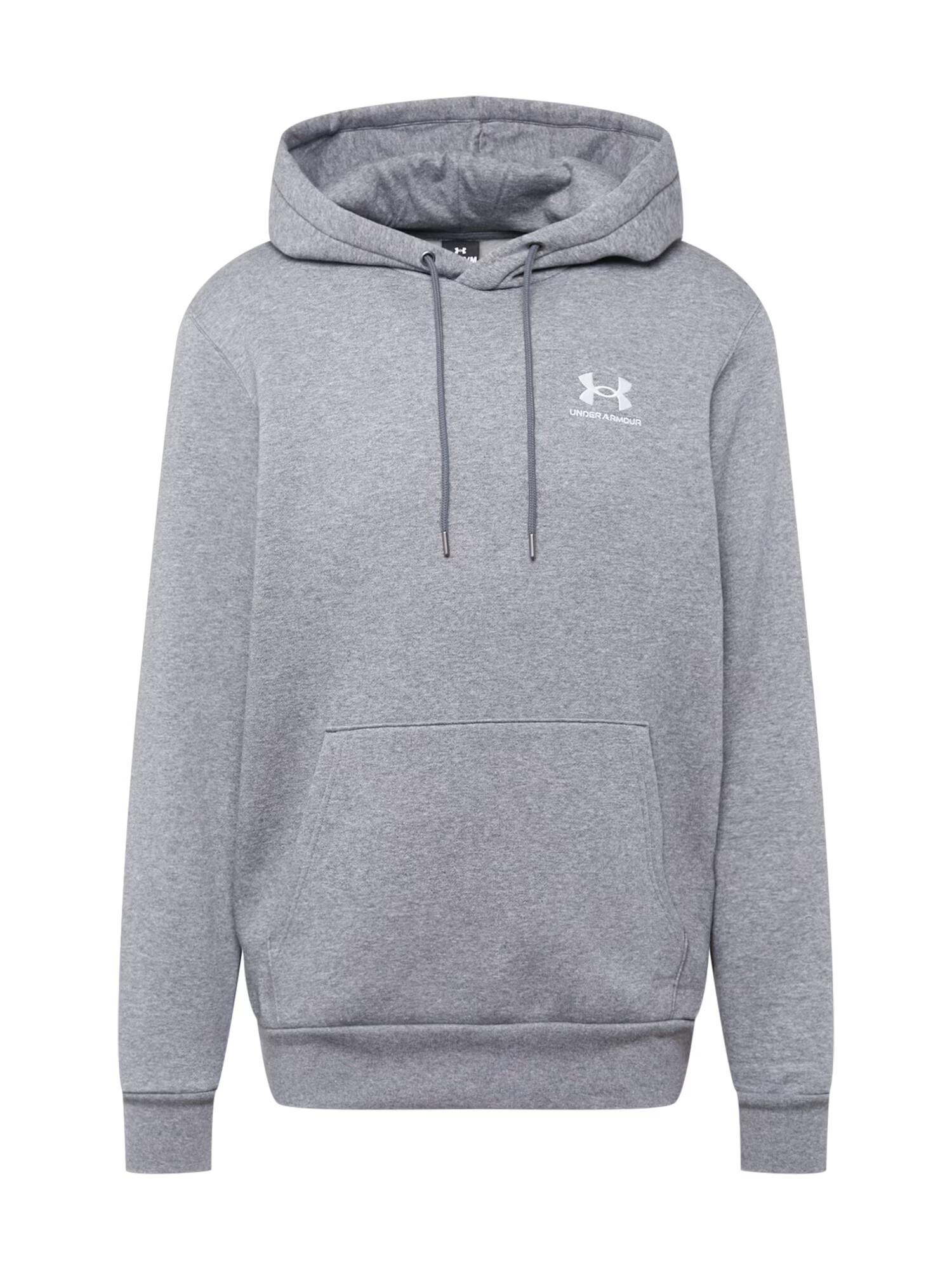 UNDER ARMOUR Športna majica temno siva / bela - Pepit.si