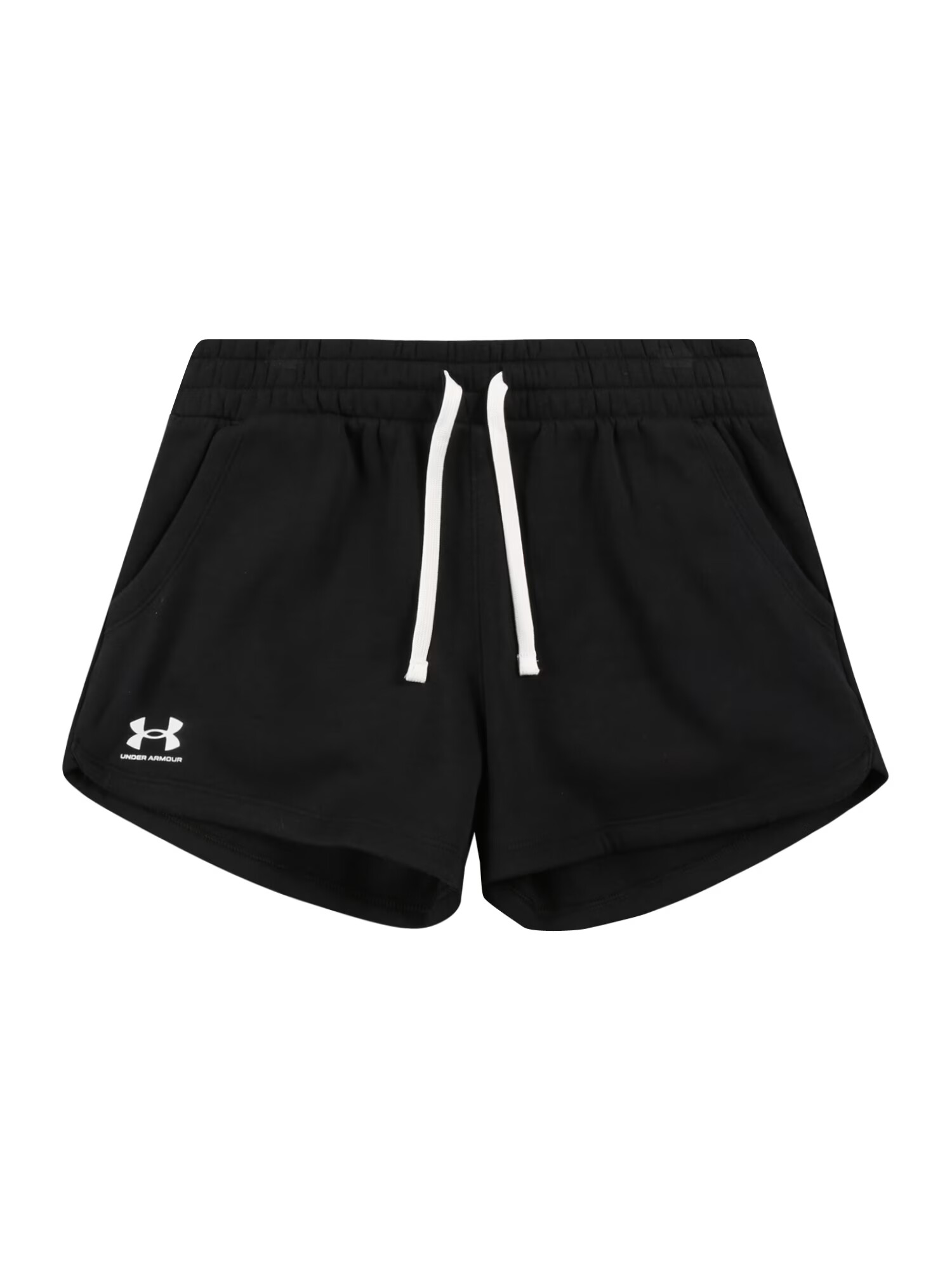 UNDER ARMOUR Športne hlače črna / bela - Pepit.si