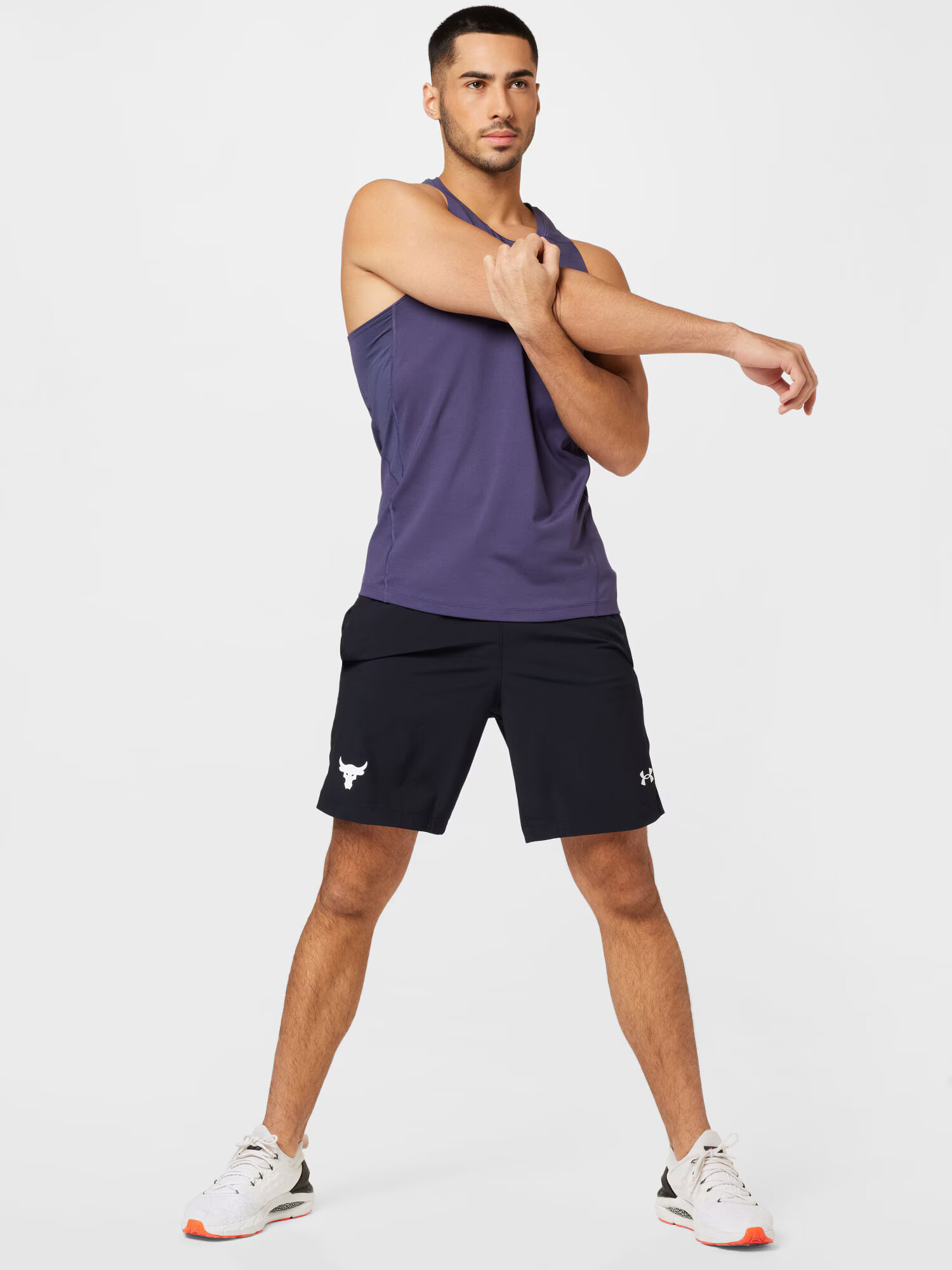 UNDER ARMOUR Športne hlače črna / bela - Pepit.si