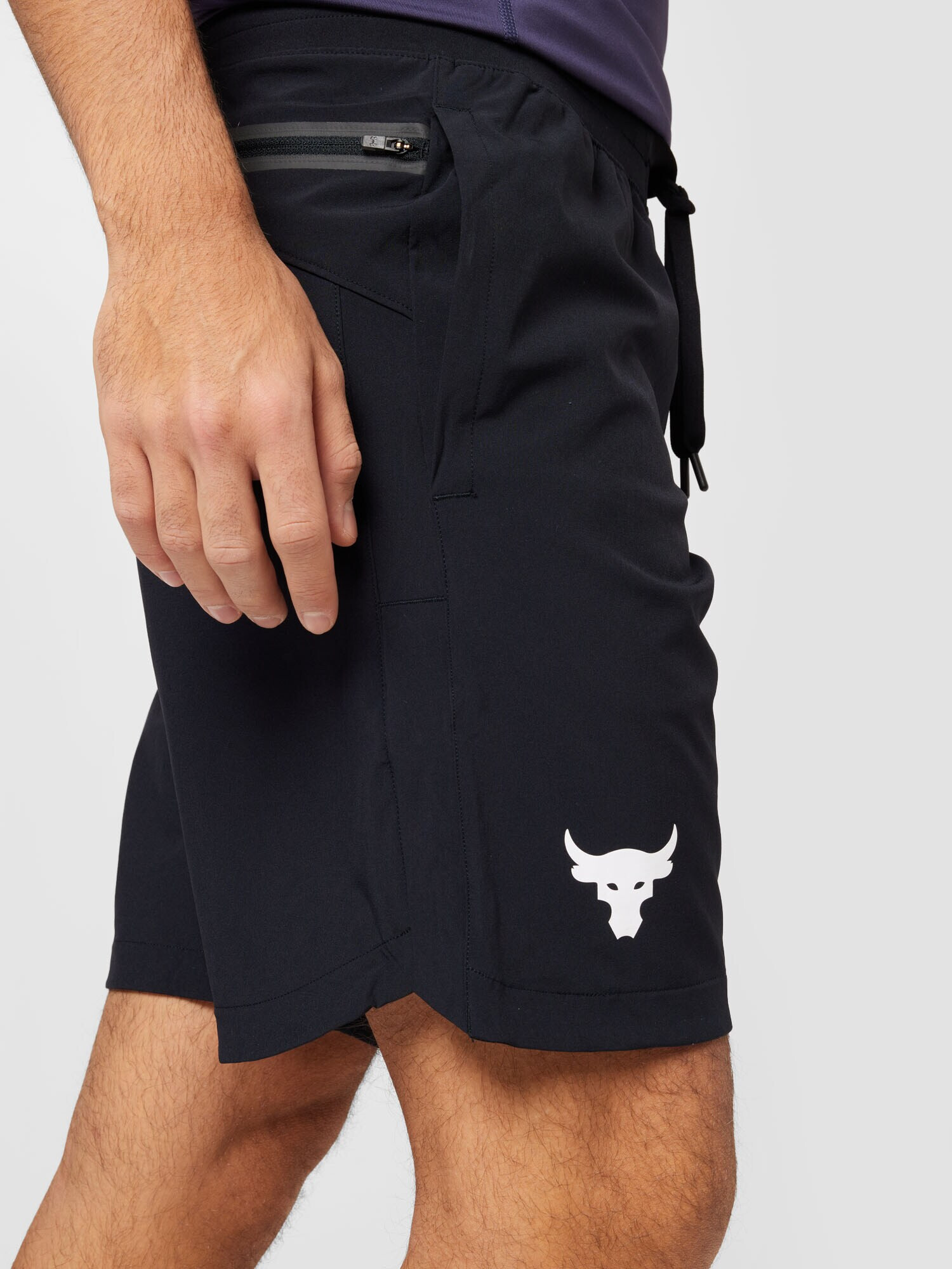 UNDER ARMOUR Športne hlače črna / bela - Pepit.si