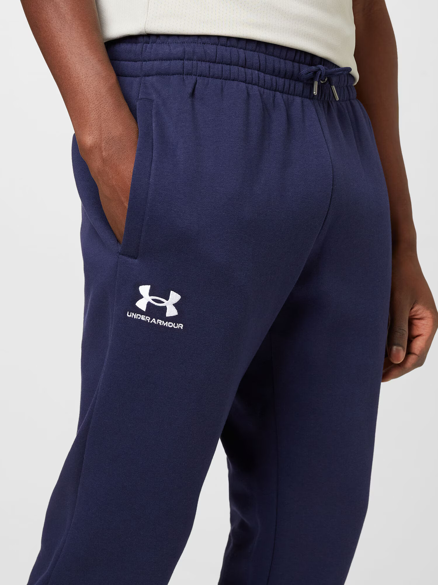 UNDER ARMOUR Športne hlače indigo / bela - Pepit.si