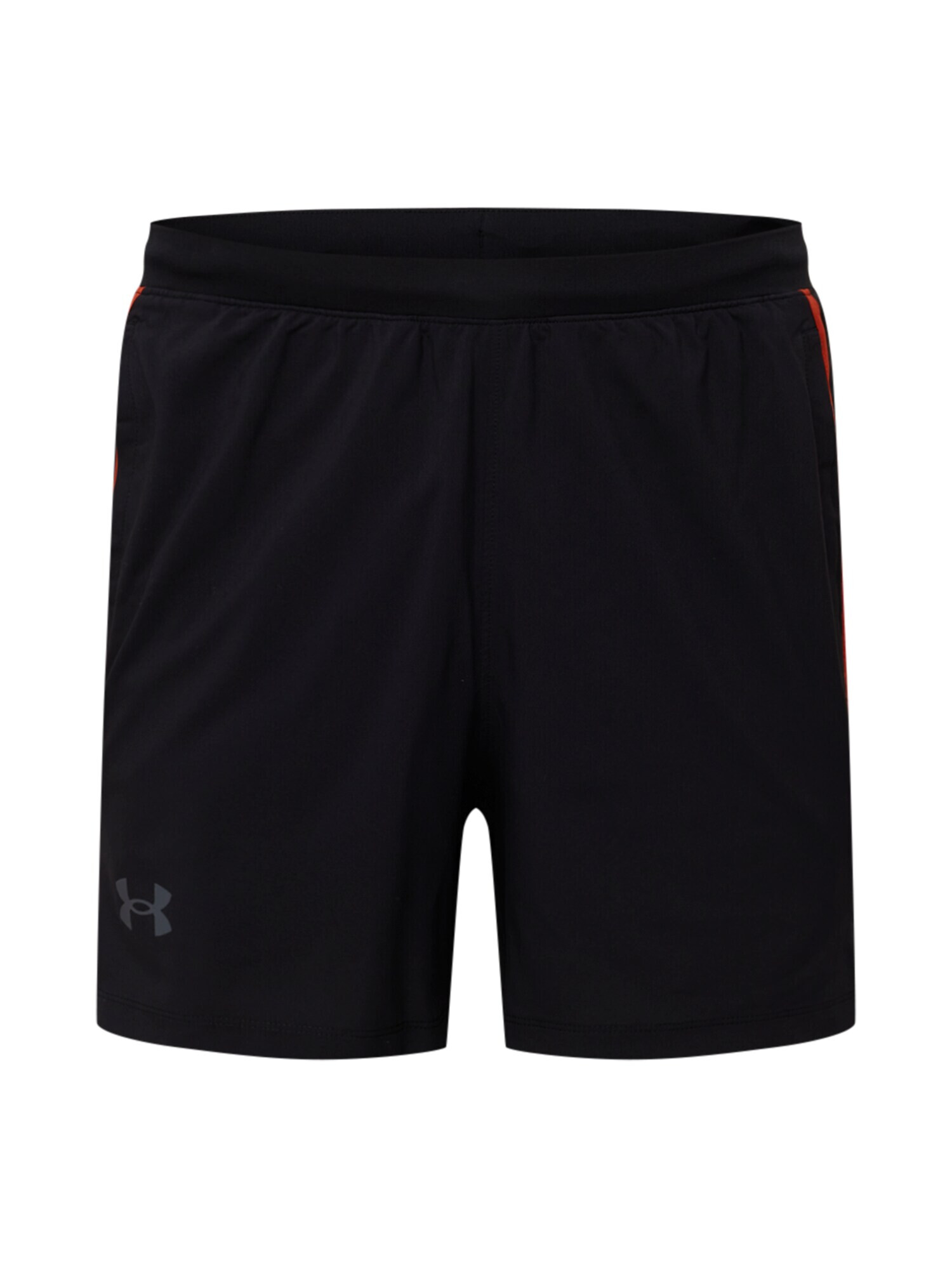 UNDER ARMOUR Športne hlače 'Launch' črna / siva / rdeča - Pepit.si