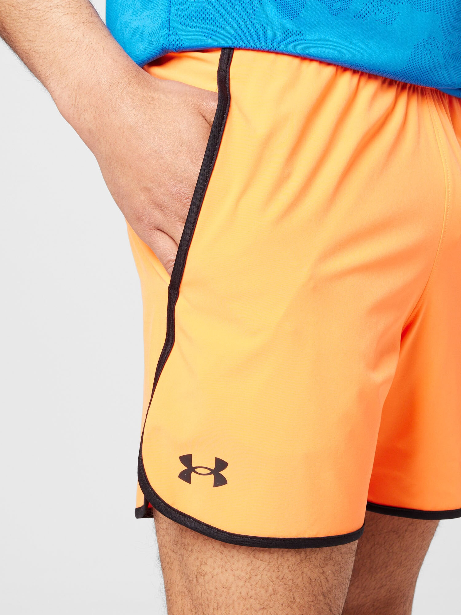 UNDER ARMOUR Športne hlače oranžna / črna - Pepit.si