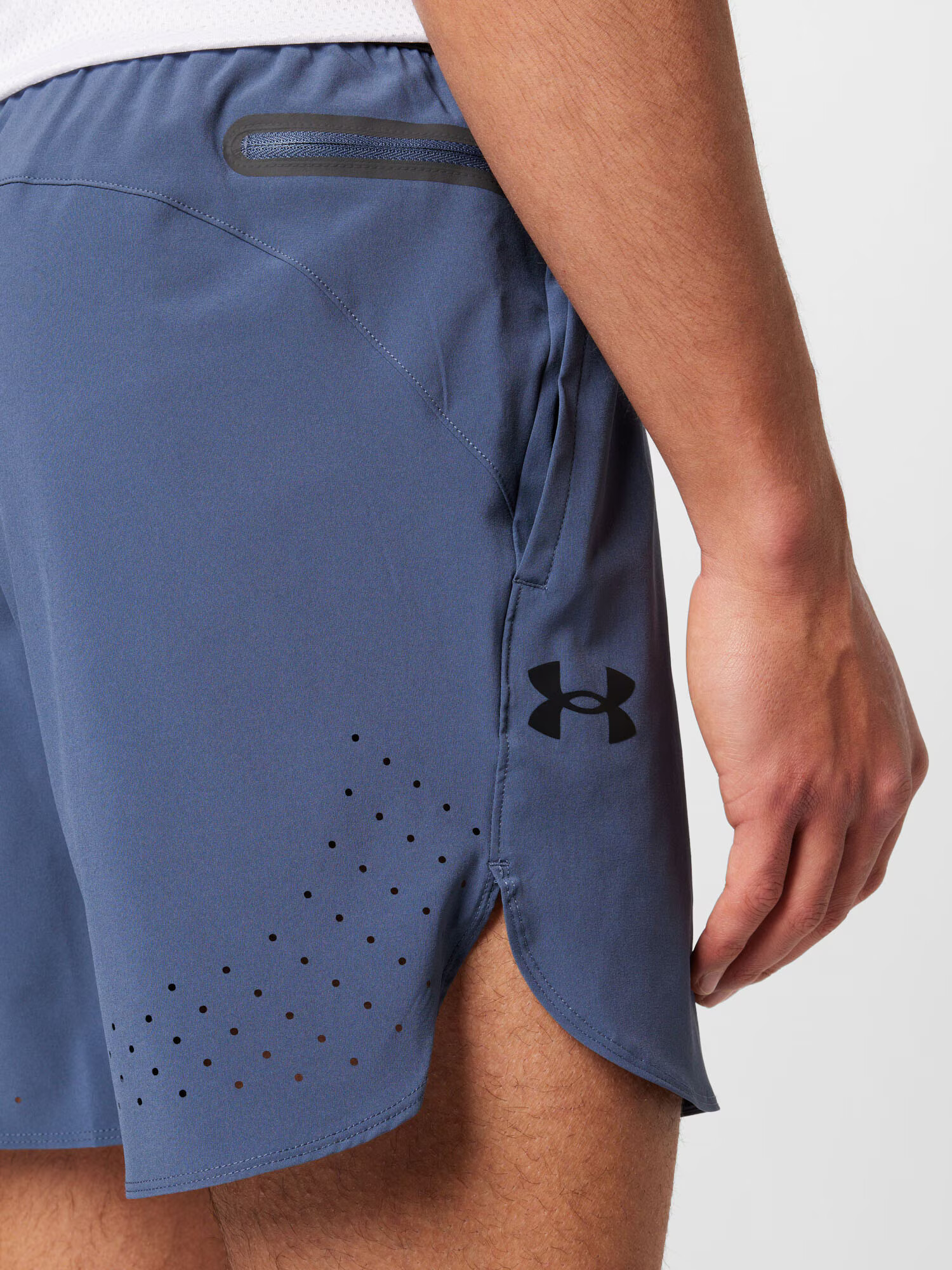 UNDER ARMOUR Športne hlače 'Peak' golobje modra / črna - Pepit.si