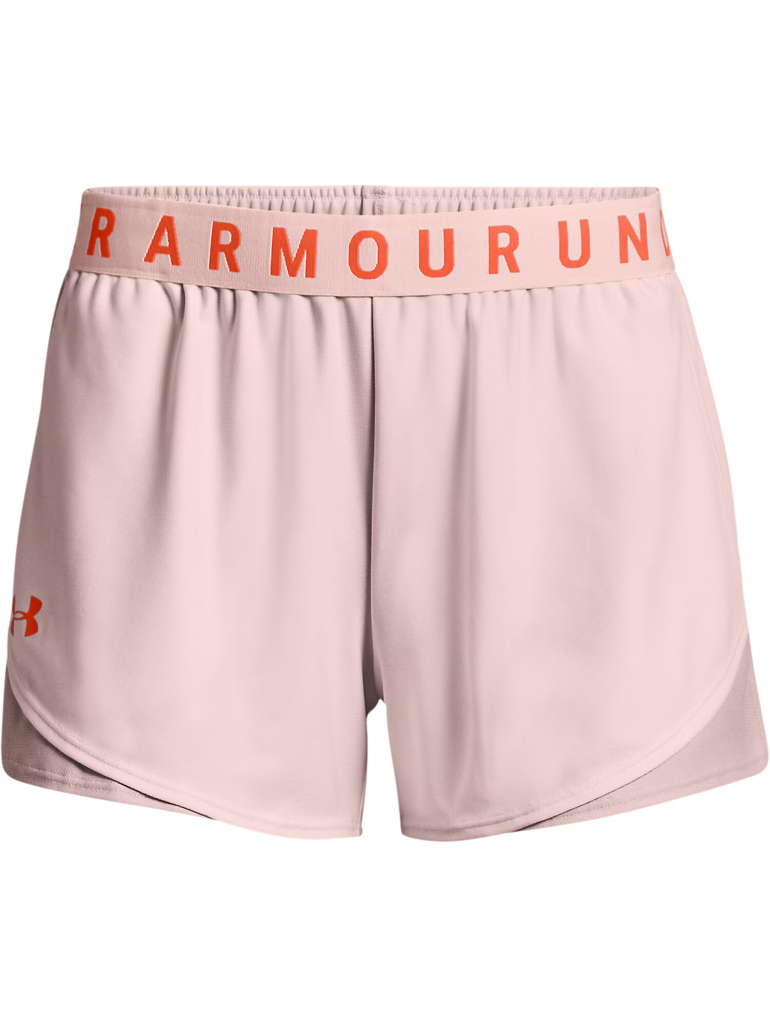 UNDER ARMOUR Športne hlače 'Play Up 3.0' roza / oranžno rdeča - Pepit.si