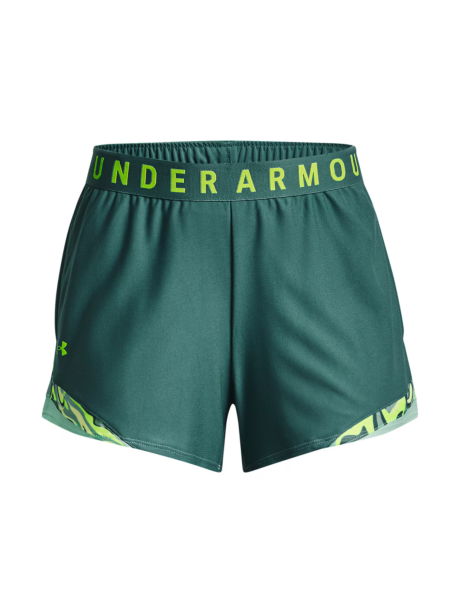 UNDER ARMOUR Športne hlače 'Play Up 3.0' zelena / svetlo zelena - Pepit.si