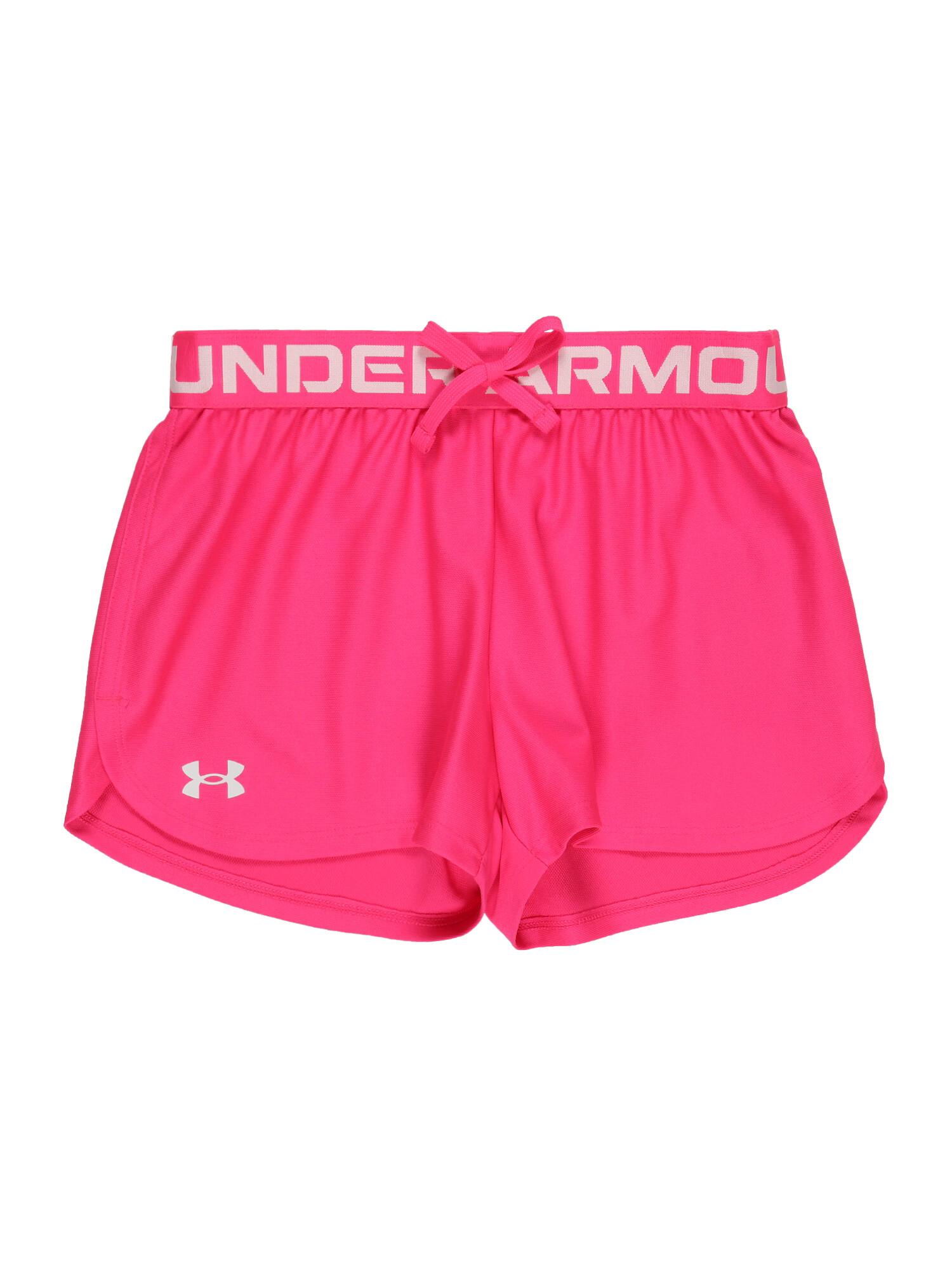 UNDER ARMOUR Športne hlače 'Play Up' roza / bela - Pepit.si