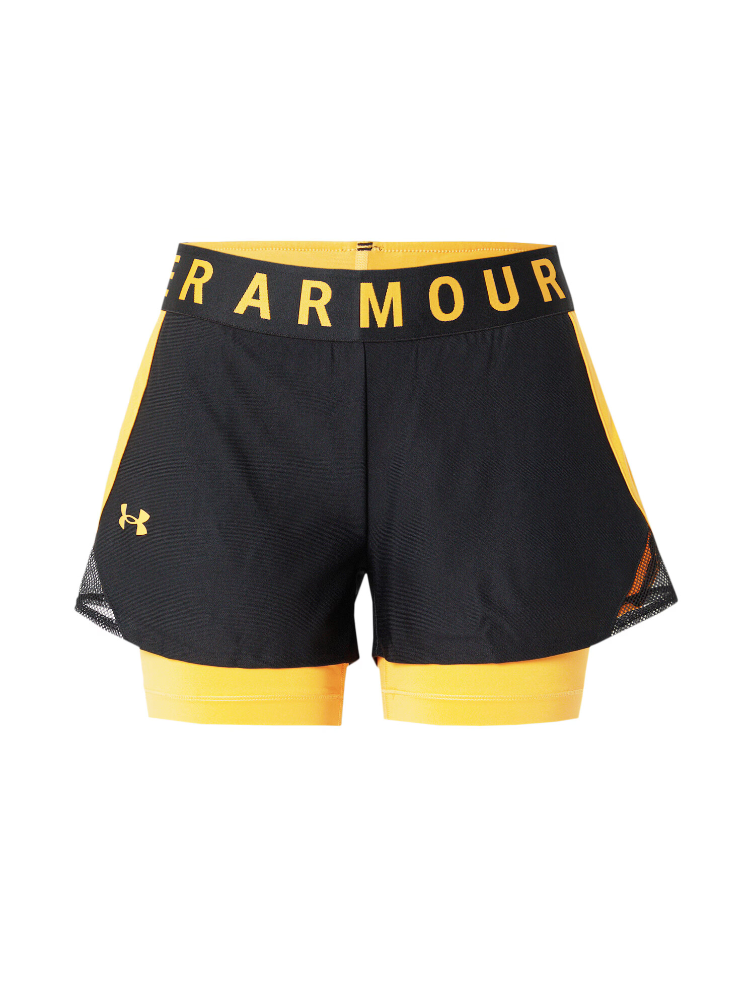 UNDER ARMOUR Športne hlače rumena / črna - Pepit.si