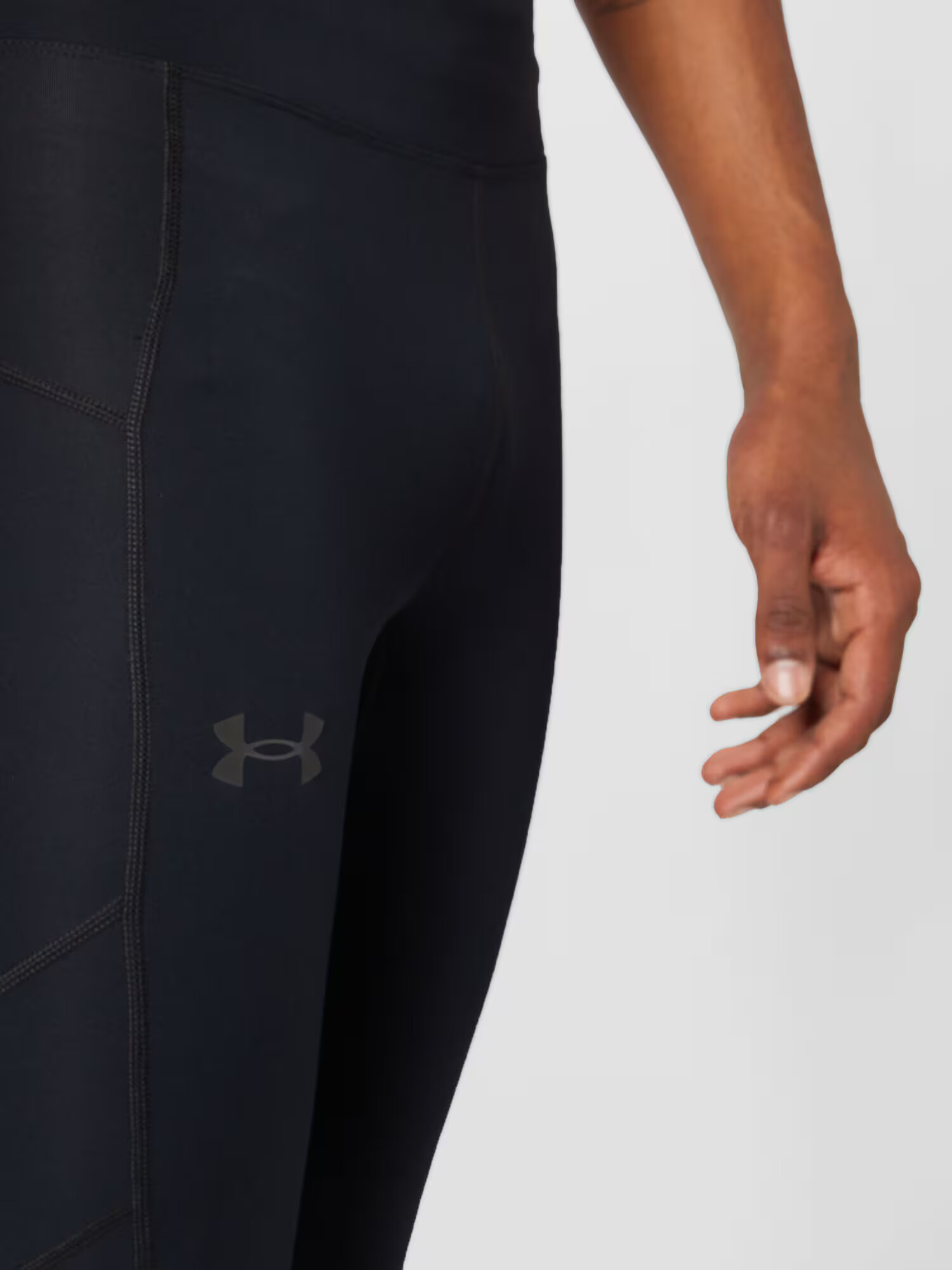 UNDER ARMOUR Športne hlače 'Speedpocket' siva / črna - Pepit.si