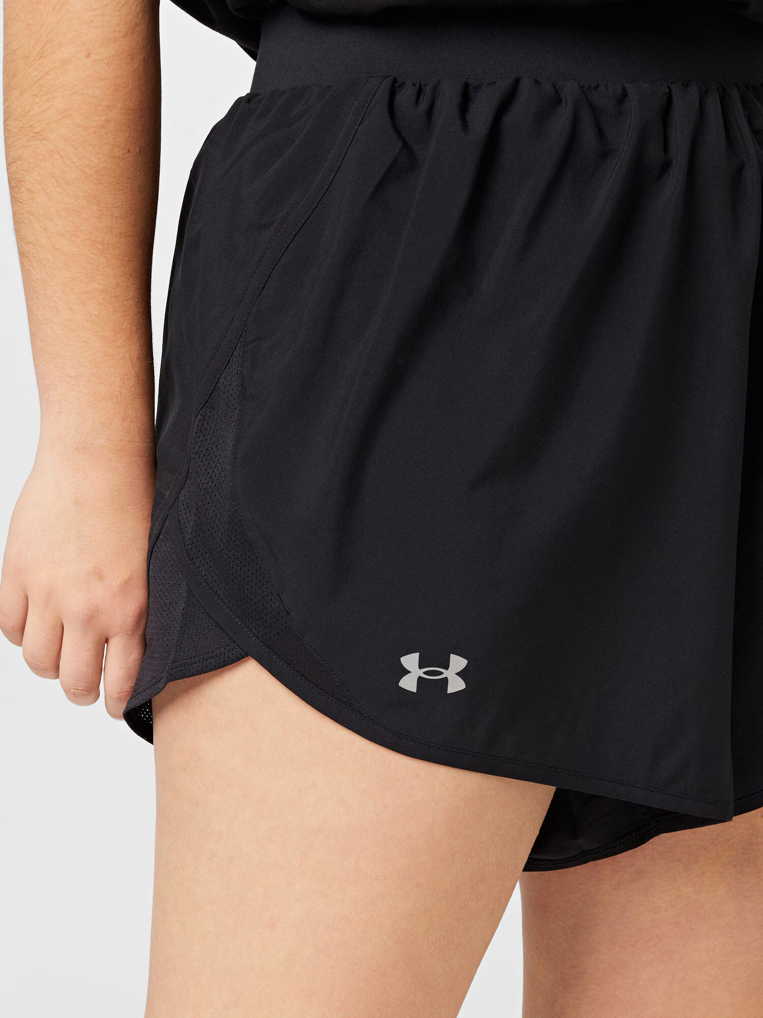 UNDER ARMOUR Športne hlače svetlo siva / črna - Pepit.si