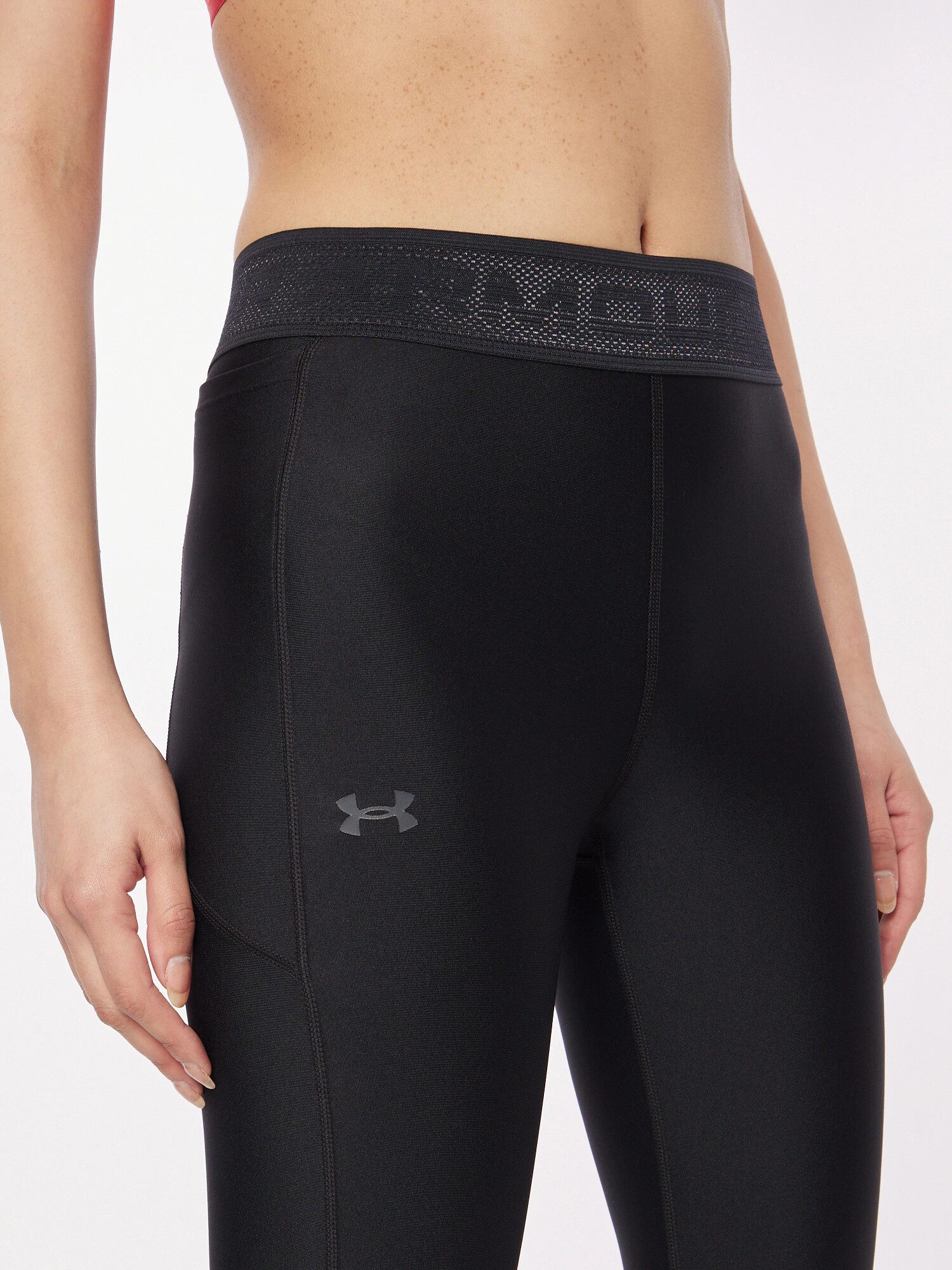 UNDER ARMOUR Športne hlače temno siva / črna - Pepit.si