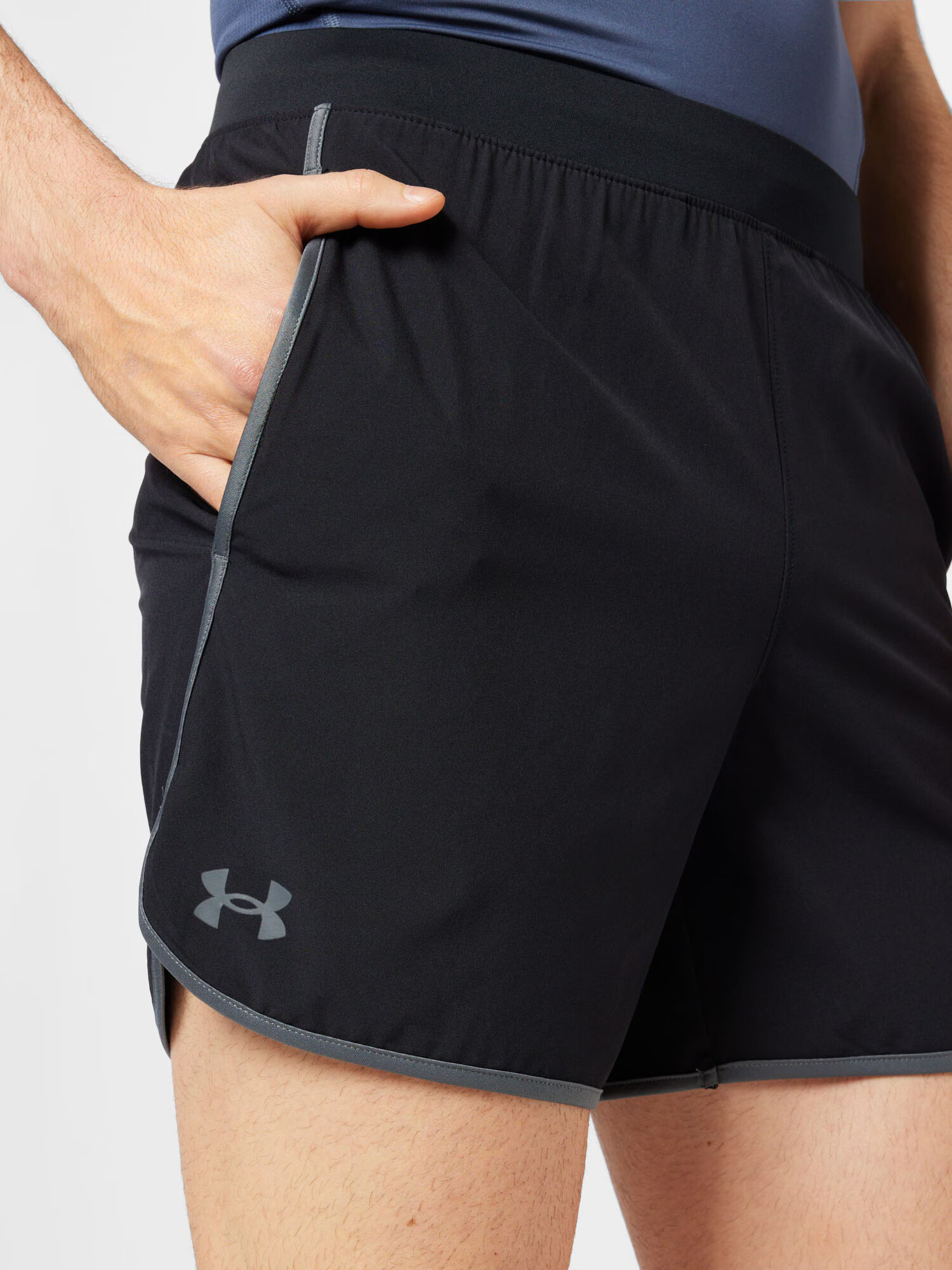 UNDER ARMOUR Športne hlače temno siva / črna - Pepit.si