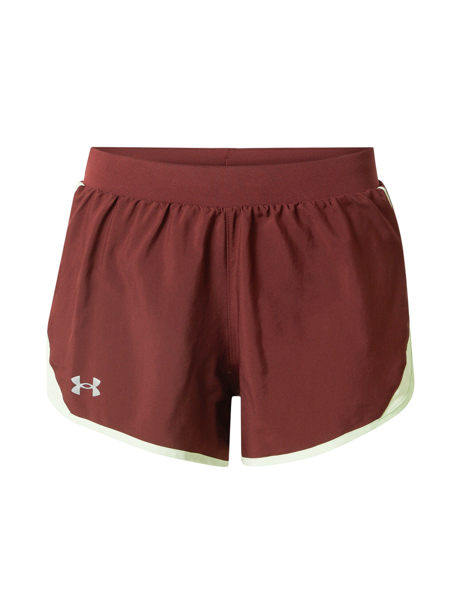 UNDER ARMOUR Športne hlače 'UA Fly By 2.0' burgund / bela - Pepit.si