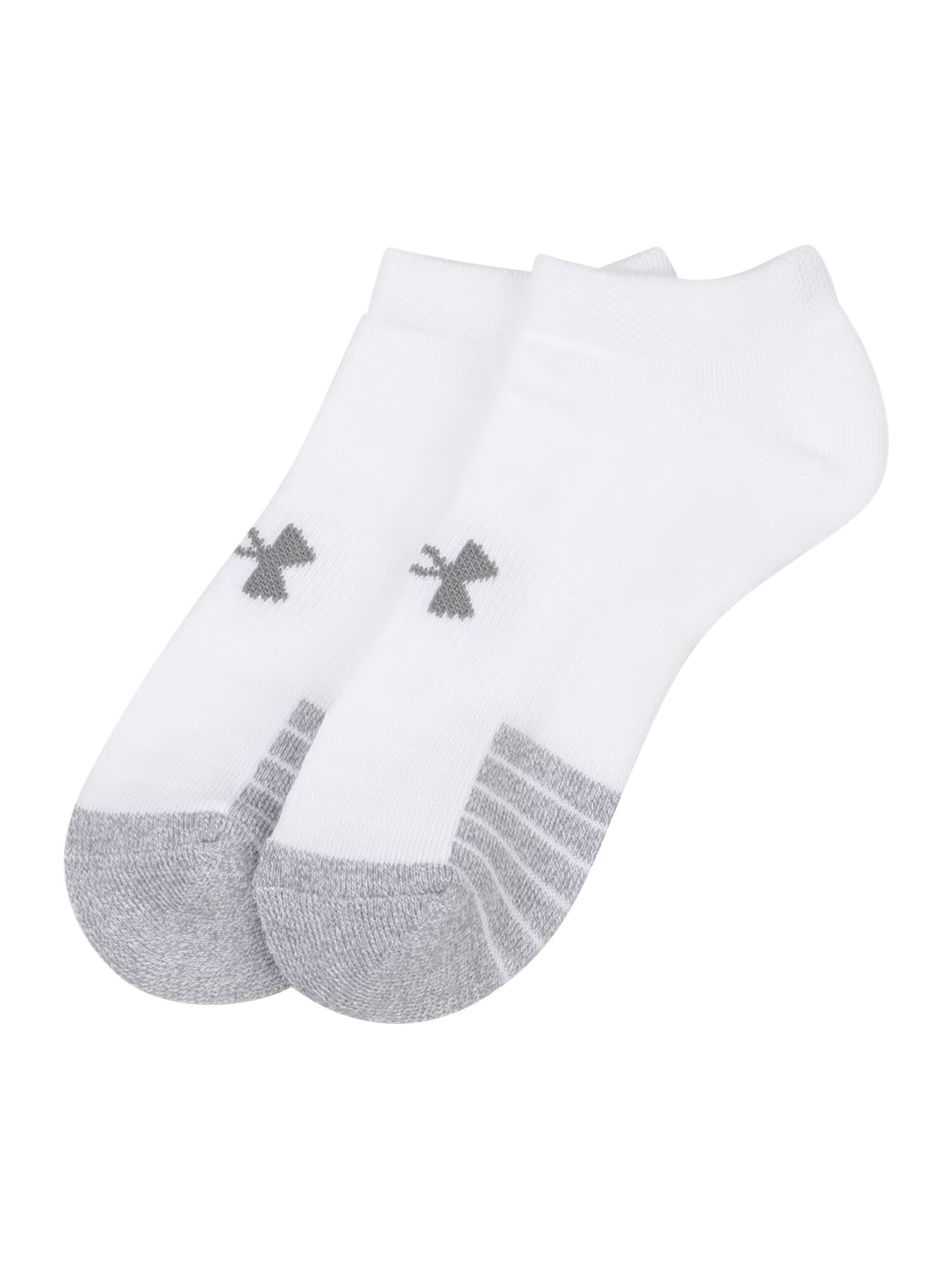 UNDER ARMOUR Športne nogavice siva / bela - Pepit.si