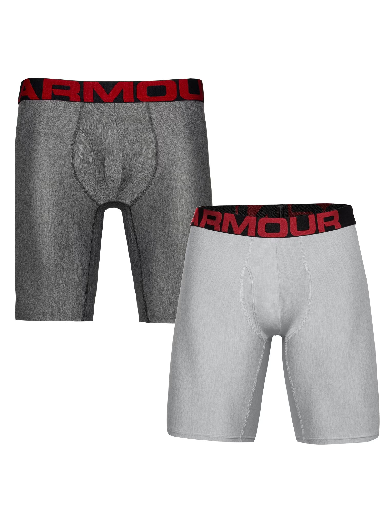 UNDER ARMOUR Športne spodnjice siva / svetlo siva / rdeča / črna - Pepit.si