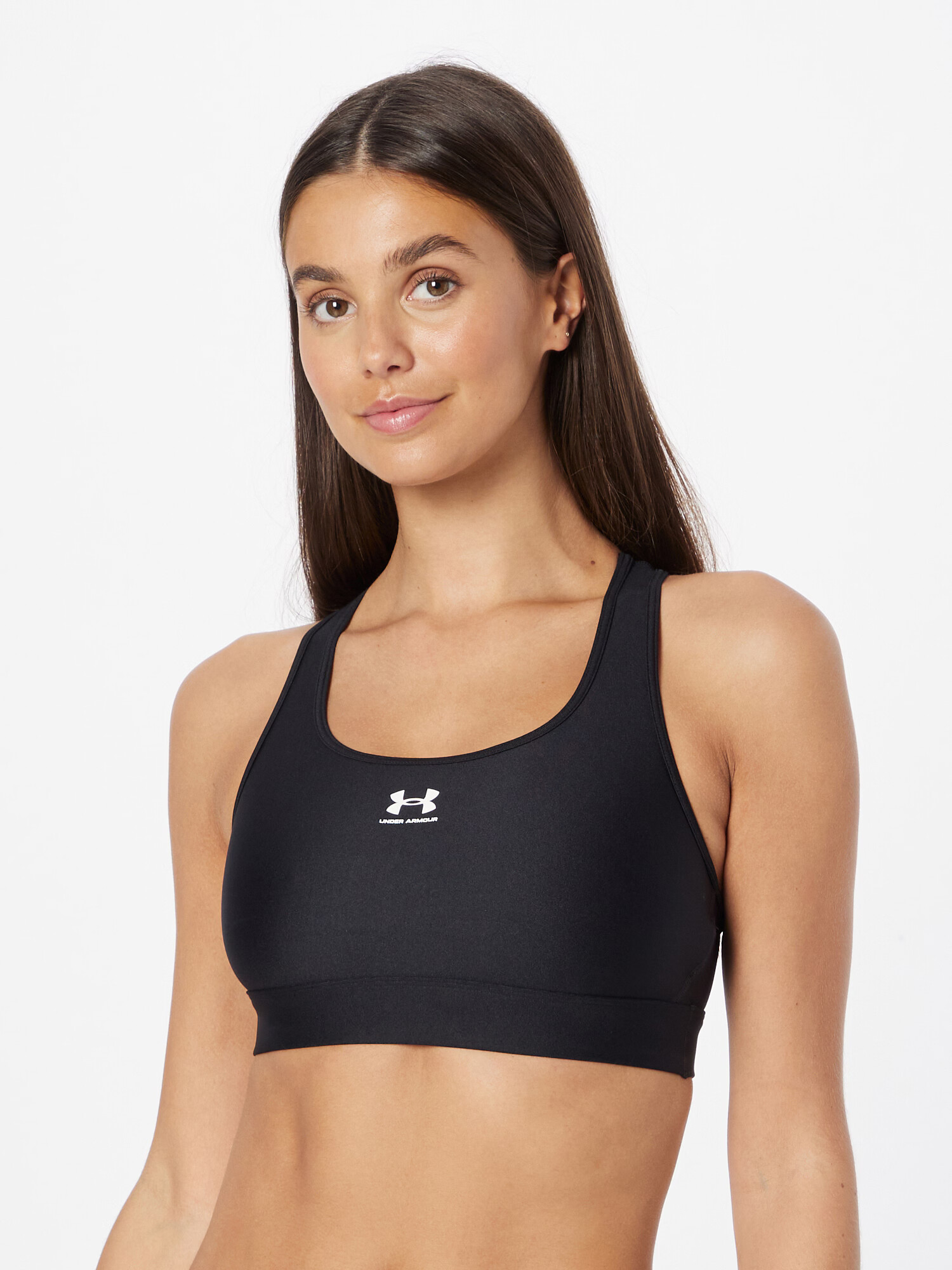 UNDER ARMOUR Športni nederček črna / bela - Pepit.si