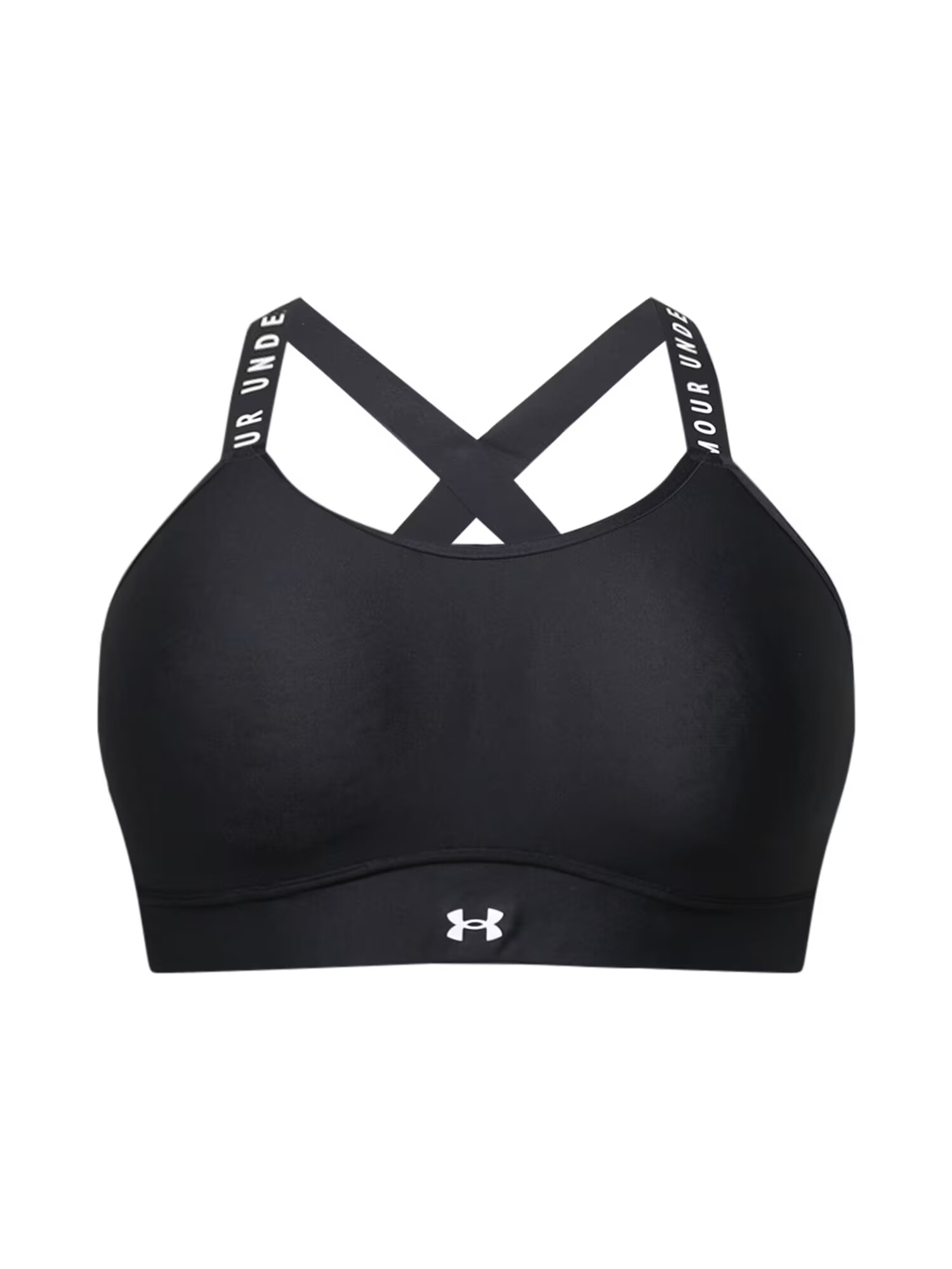 UNDER ARMOUR Športni nederček črna / bela - Pepit.si