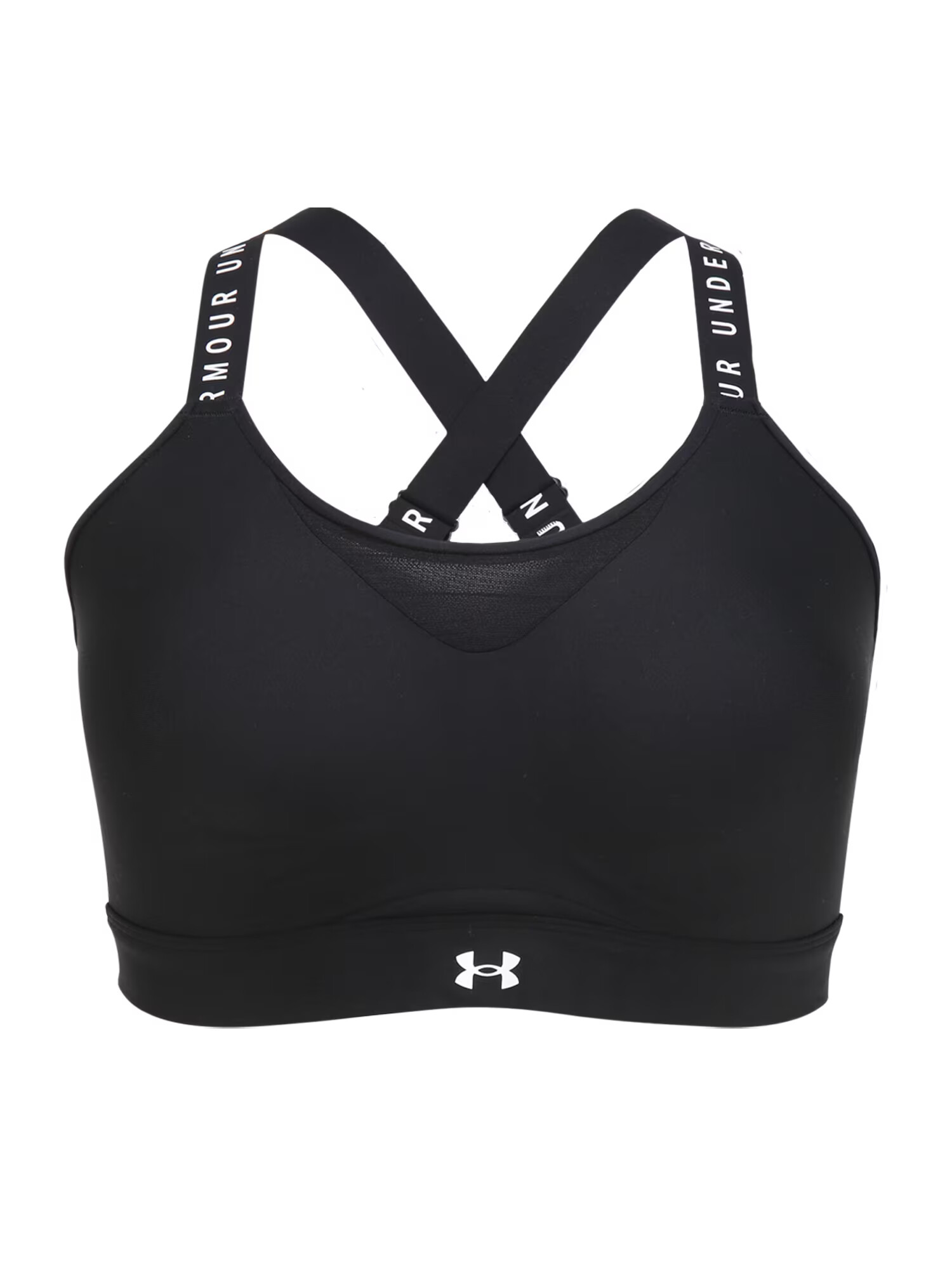 UNDER ARMOUR Športni nederček 'Infinity' črna / bela - Pepit.si