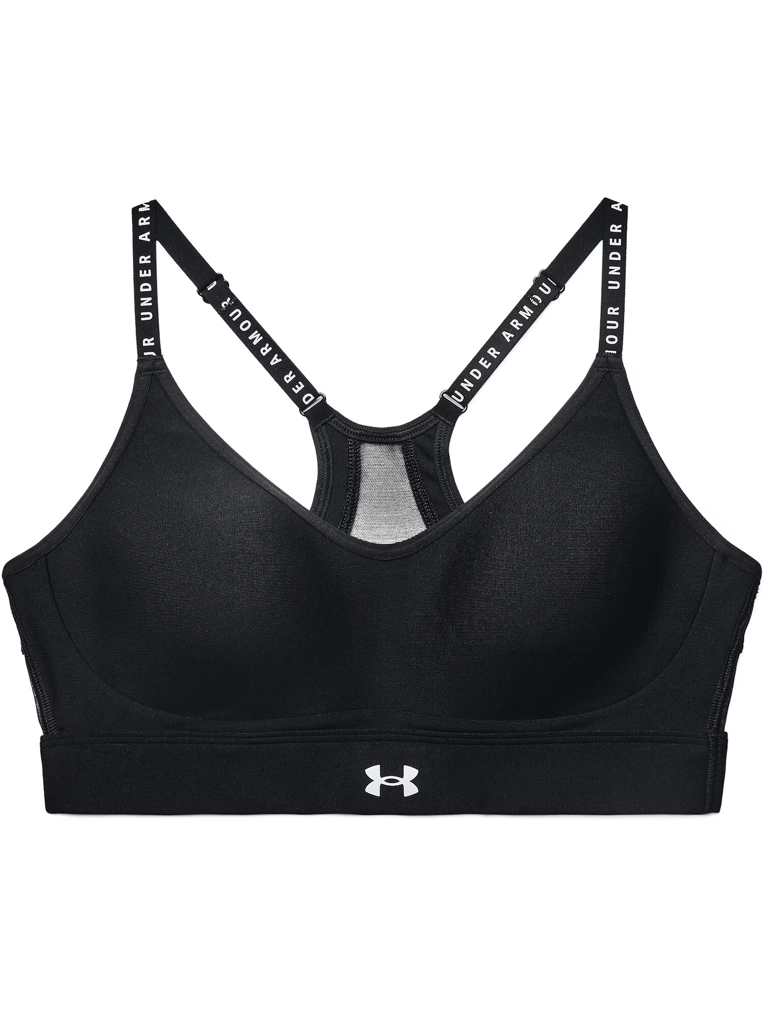 UNDER ARMOUR Športni nederček 'Infinity' črna / bela - Pepit.si