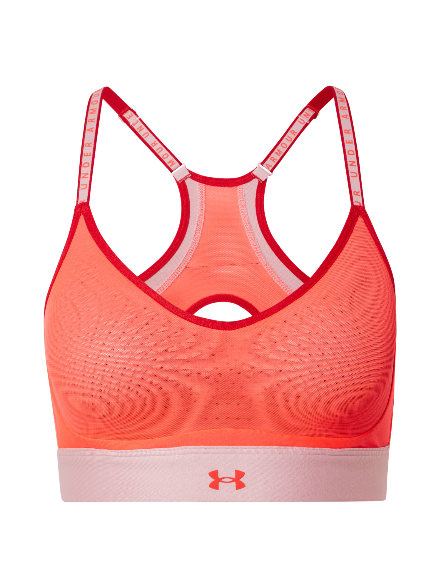 UNDER ARMOUR Športni nederček 'Infinity' pastelno roza / rdeča / rubin rdeča - Pepit.si