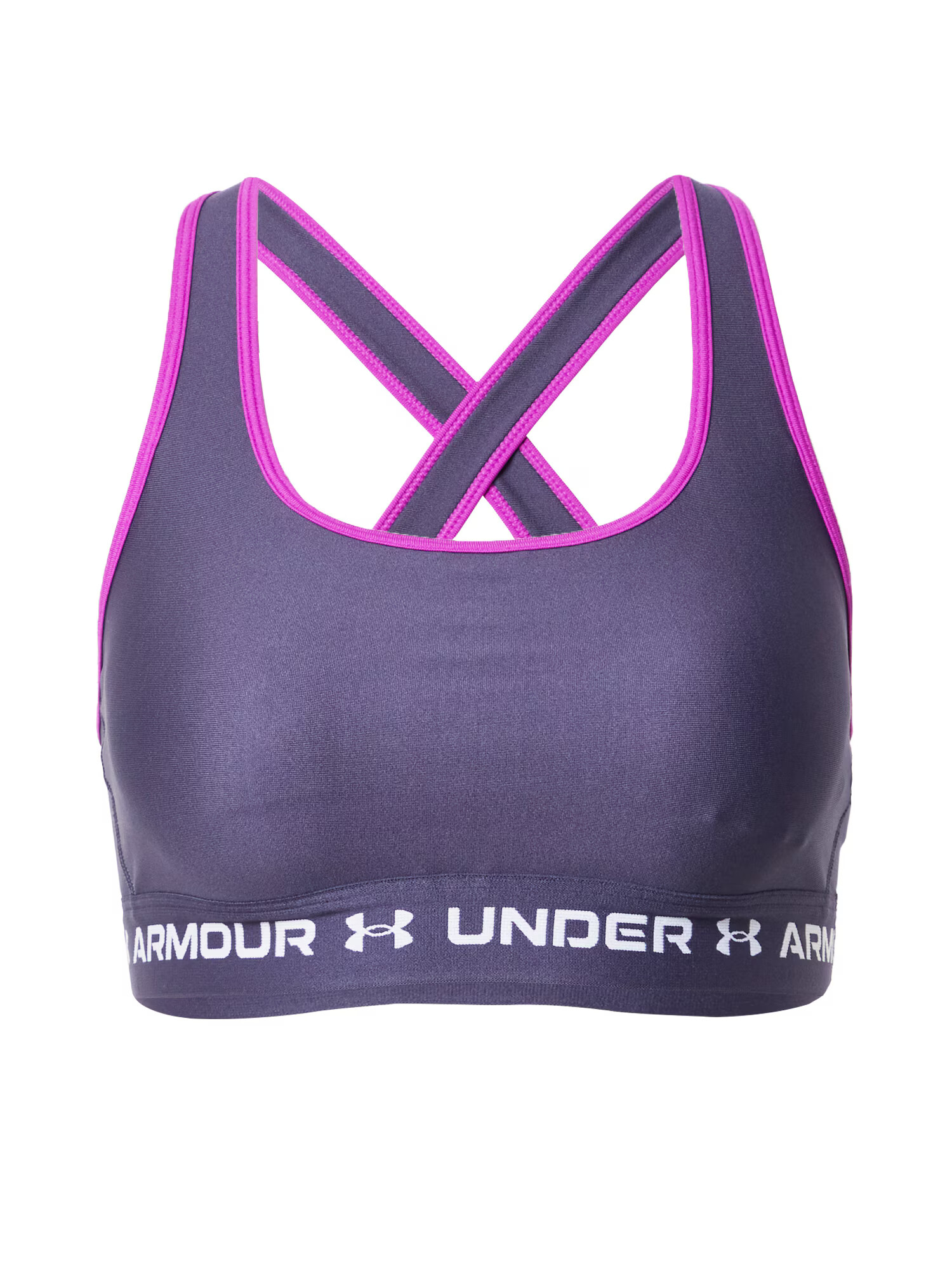 UNDER ARMOUR Športni nederček orhideja / temno liila / bela - Pepit.si