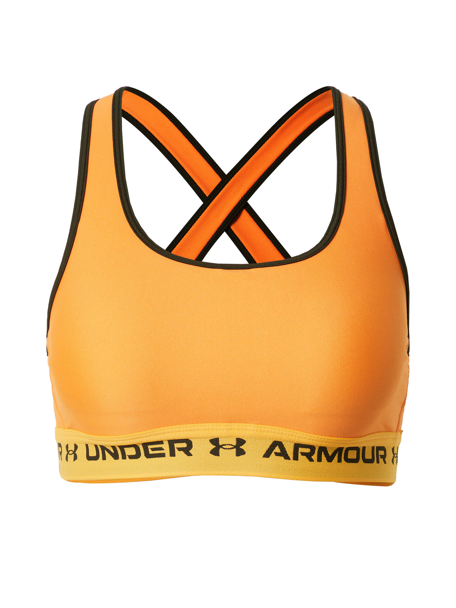 UNDER ARMOUR Športni nederček svetlo oranžna / črna - Pepit.si