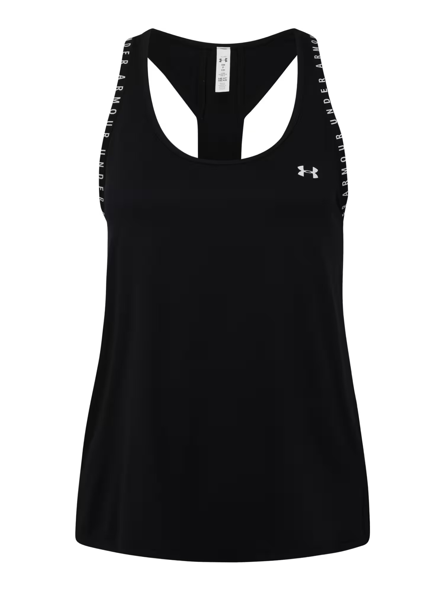 UNDER ARMOUR Športni top črna / bela - Pepit.si