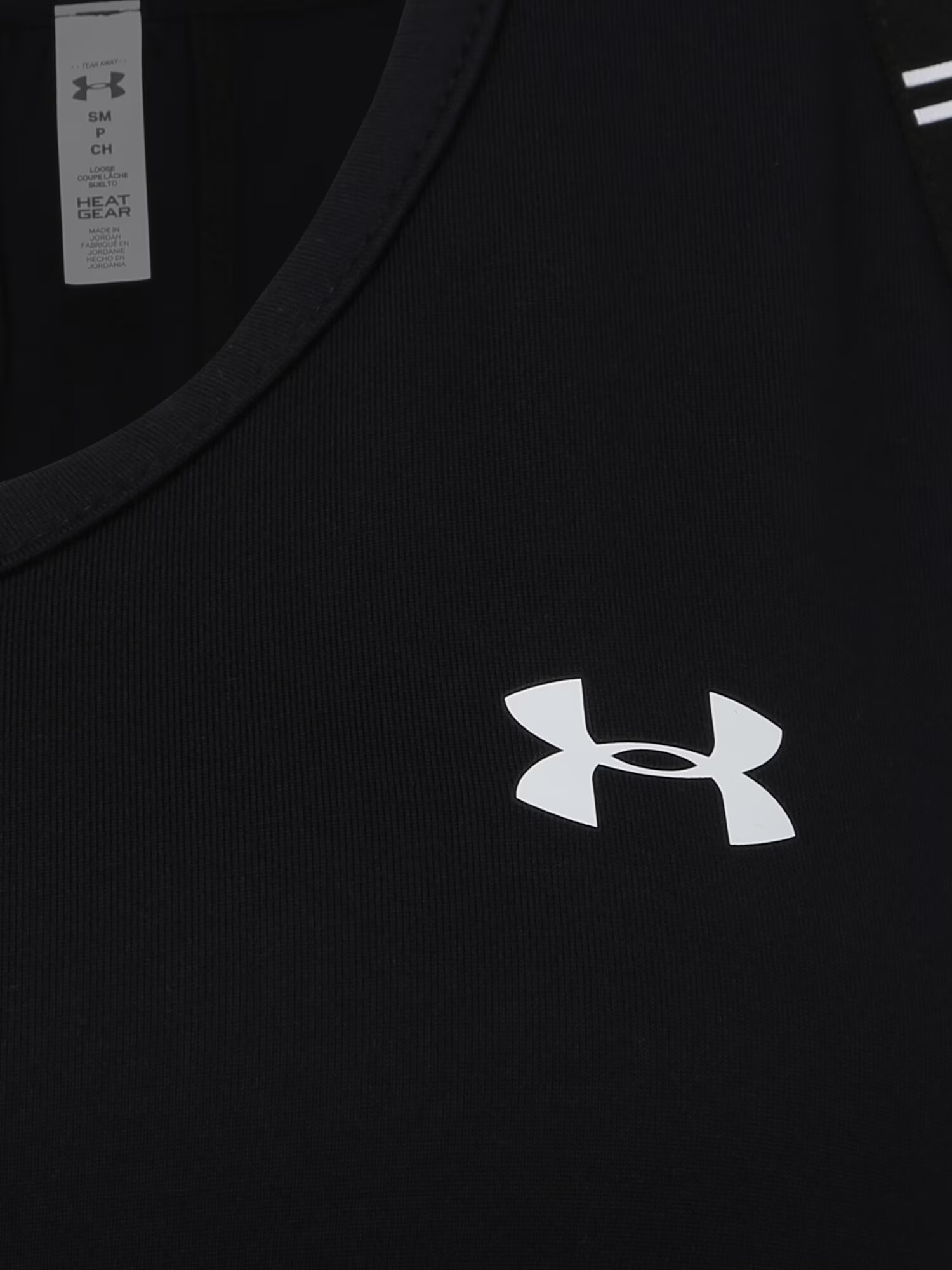 UNDER ARMOUR Športni top črna / bela - Pepit.si