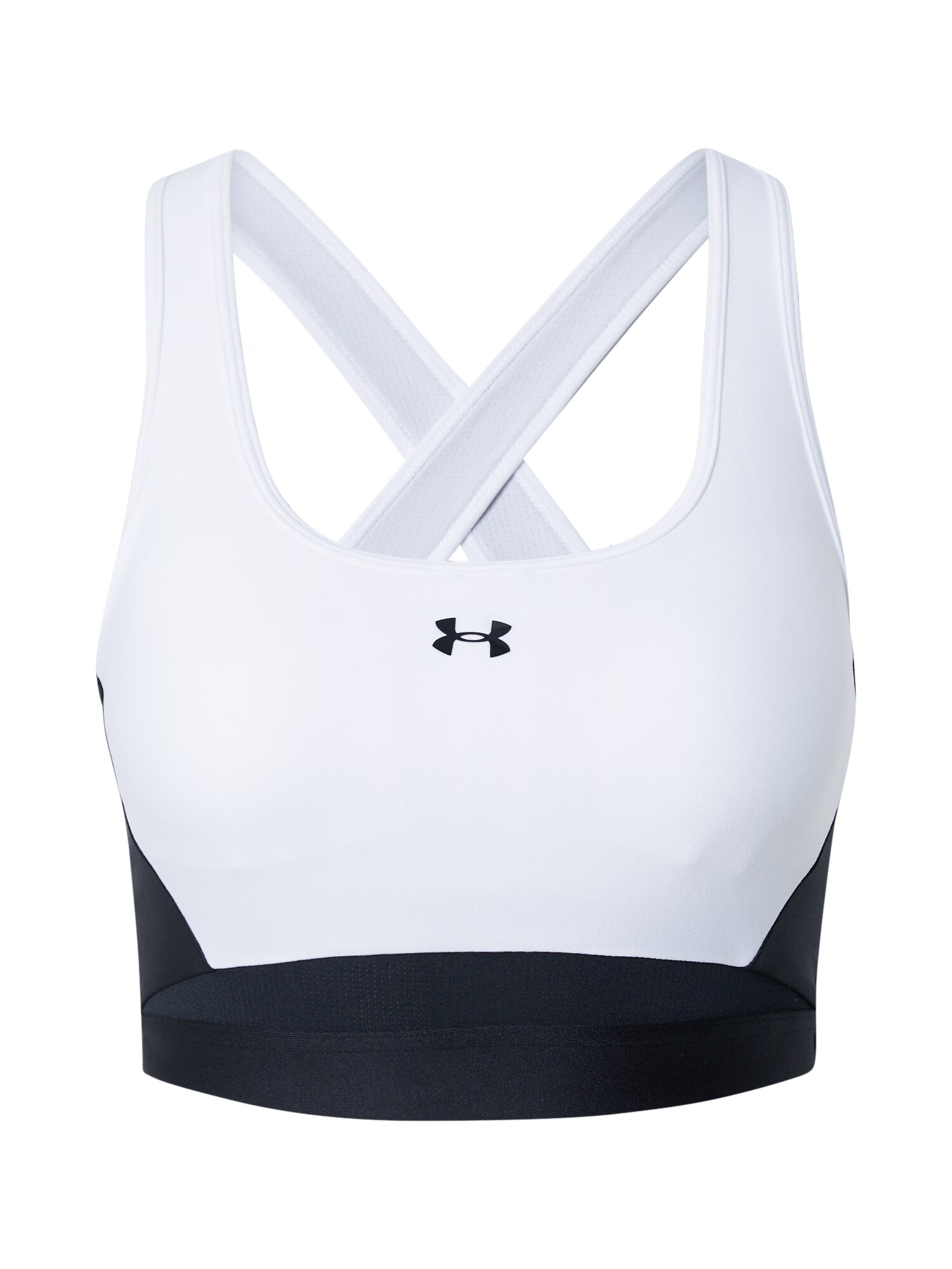 UNDER ARMOUR Športni top črna / bela - Pepit.si