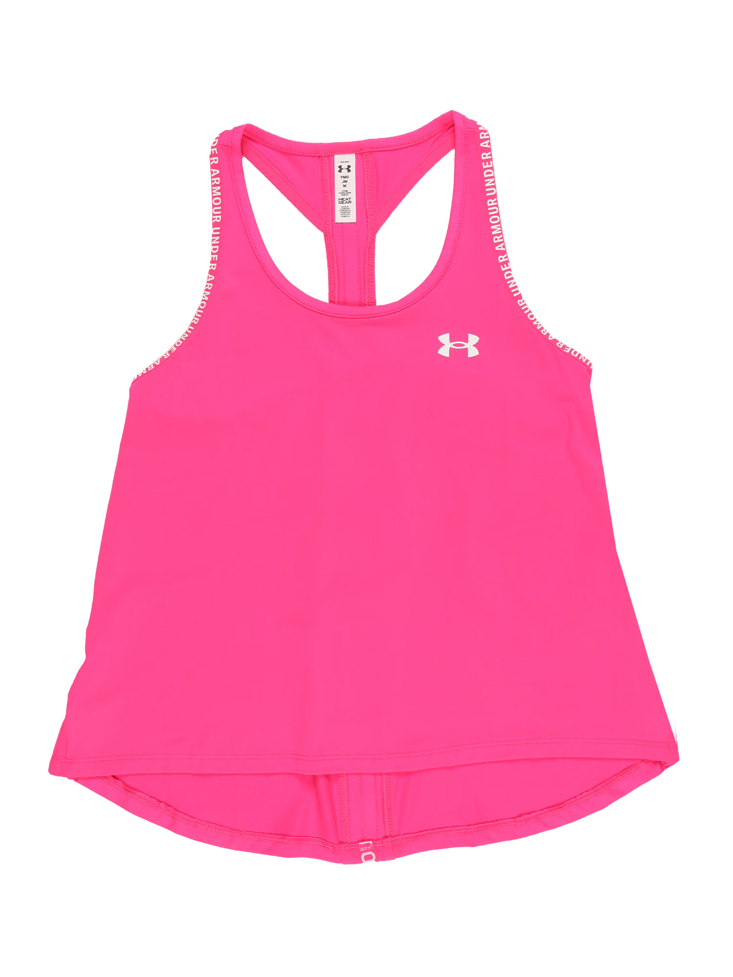 UNDER ARMOUR Športni top 'Knockout' roza / bela - Pepit.si