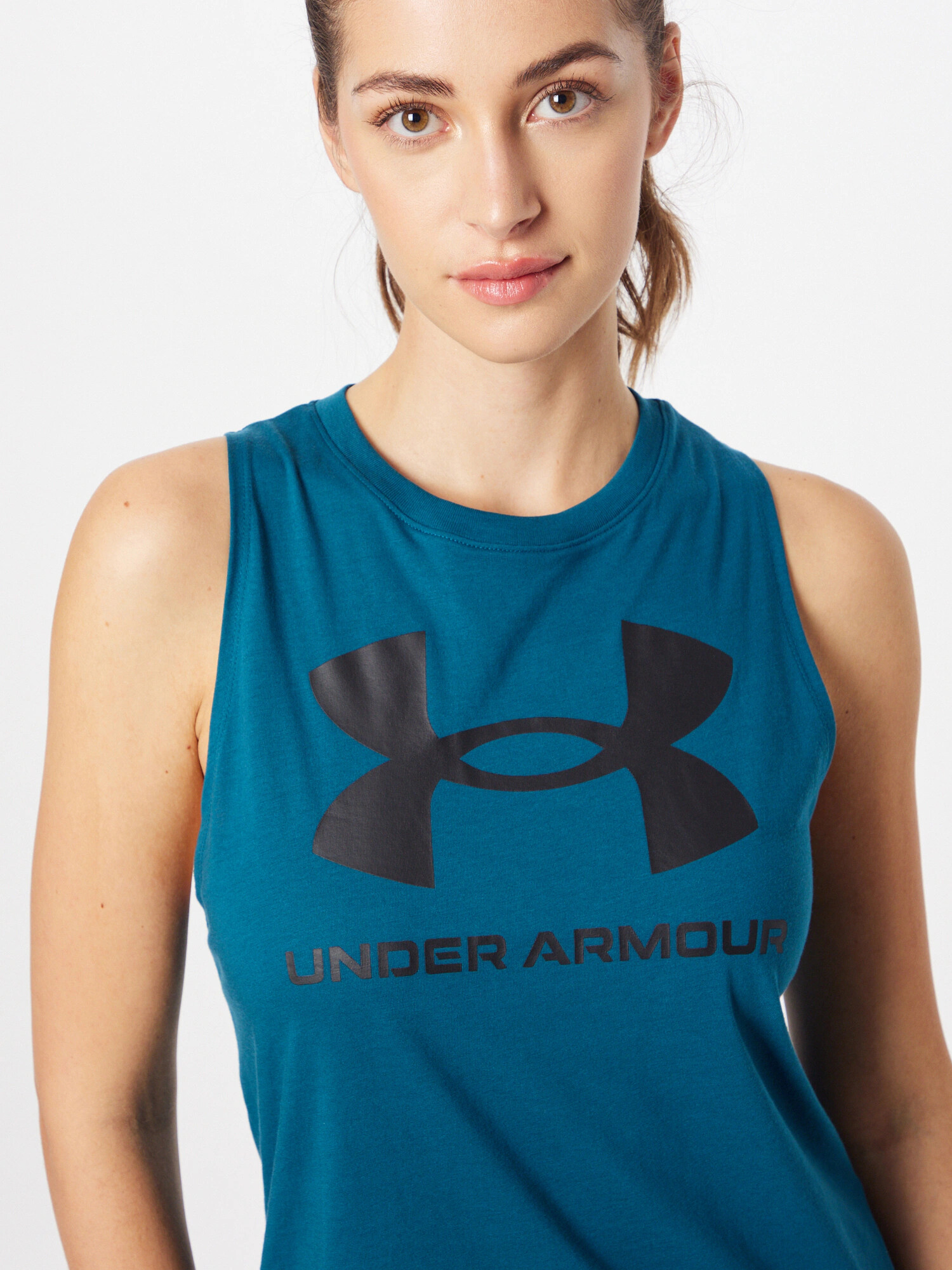 UNDER ARMOUR Športni top petrol / črna - Pepit.si