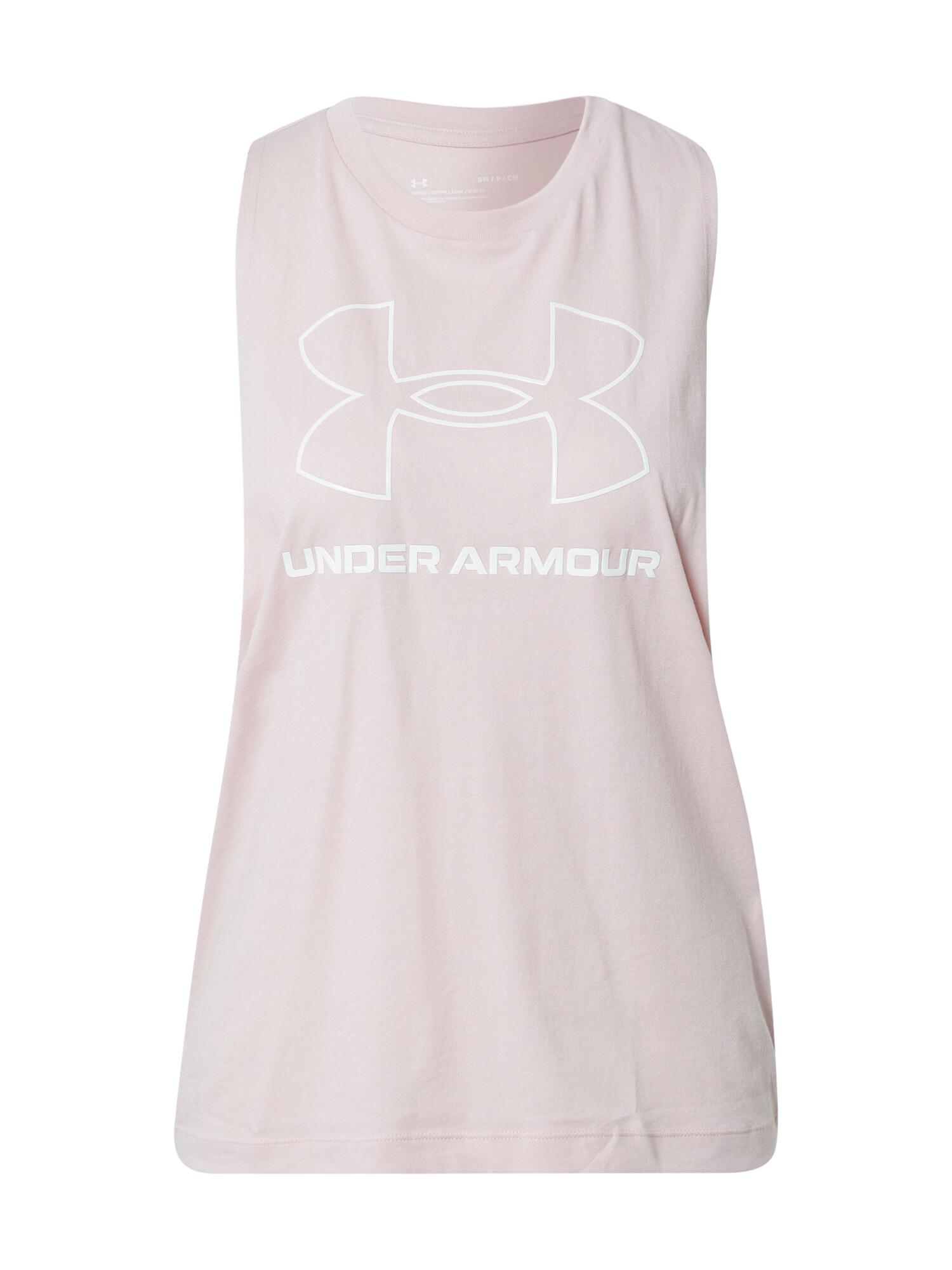 UNDER ARMOUR Športni top roza / bela - Pepit.si