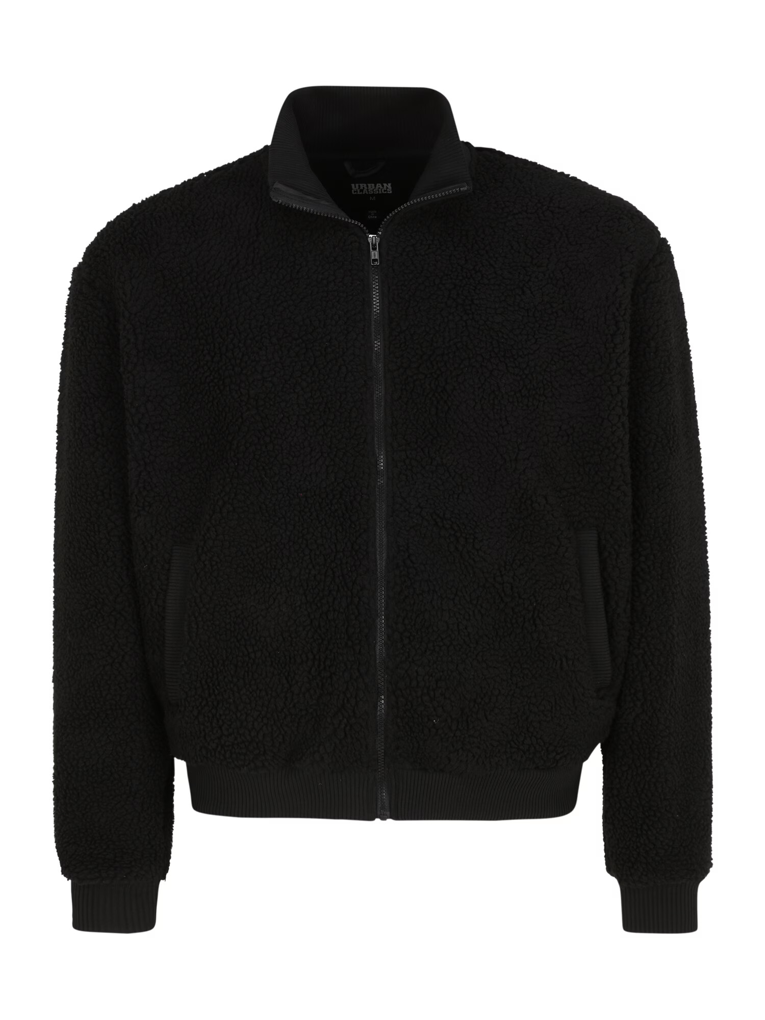 Urban Classics Jacke 'Boxy Sherpa' črna - Pepit.si