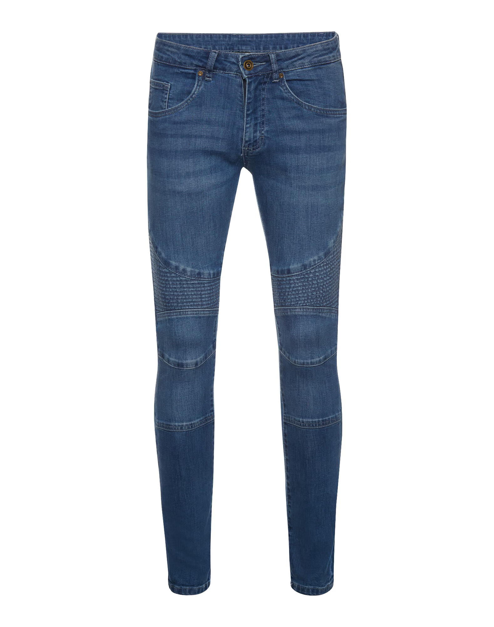 Urban Classics Kavbojke 'Slim Fit Biker' moder denim - Pepit.si