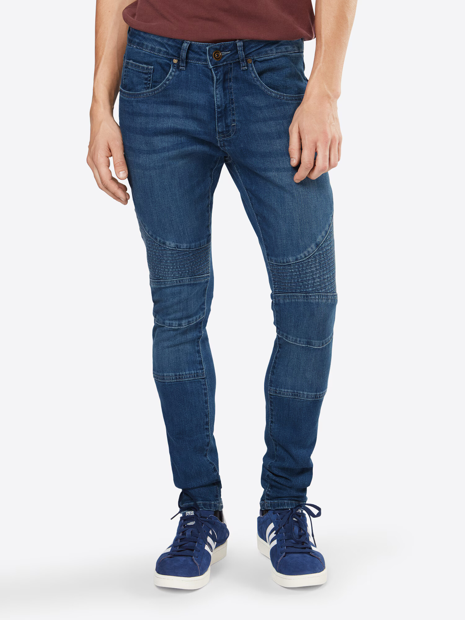 Urban Classics Kavbojke 'Slim Fit Biker' moder denim - Pepit.si