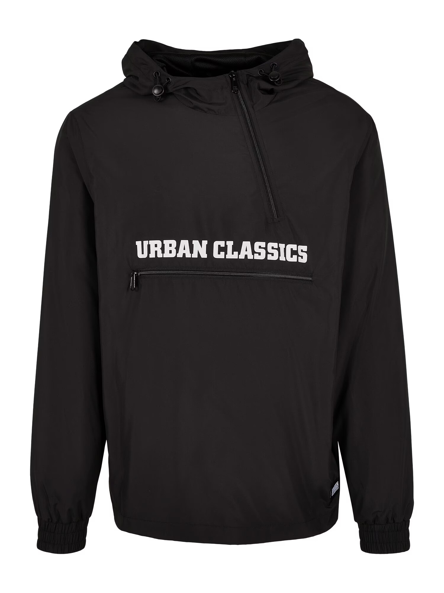 Urban Classics Prehodna jakna 'Commuter' črna / bela - Pepit.si