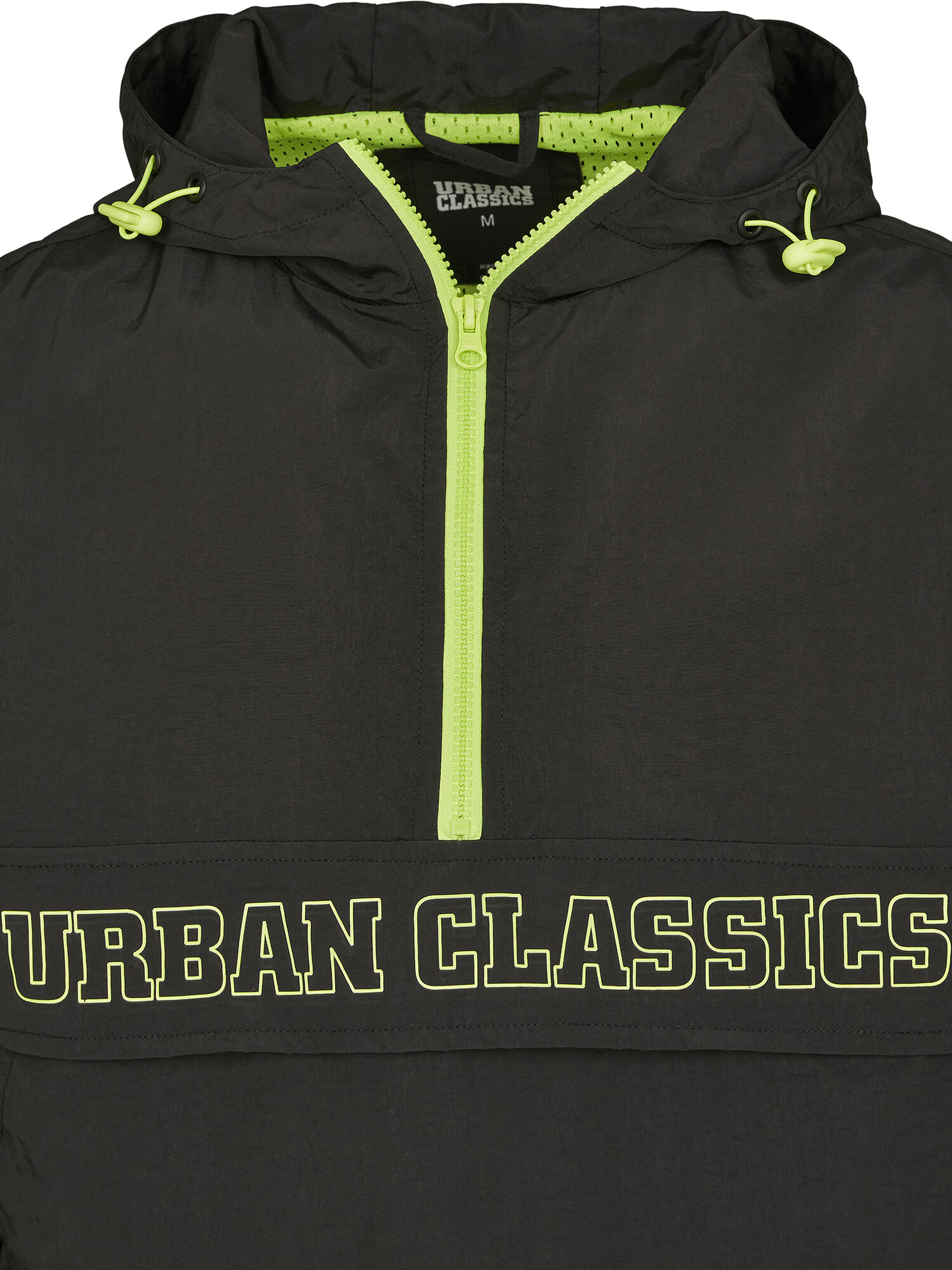 Urban Classics Prehodna jakna limeta / črna - Pepit.si