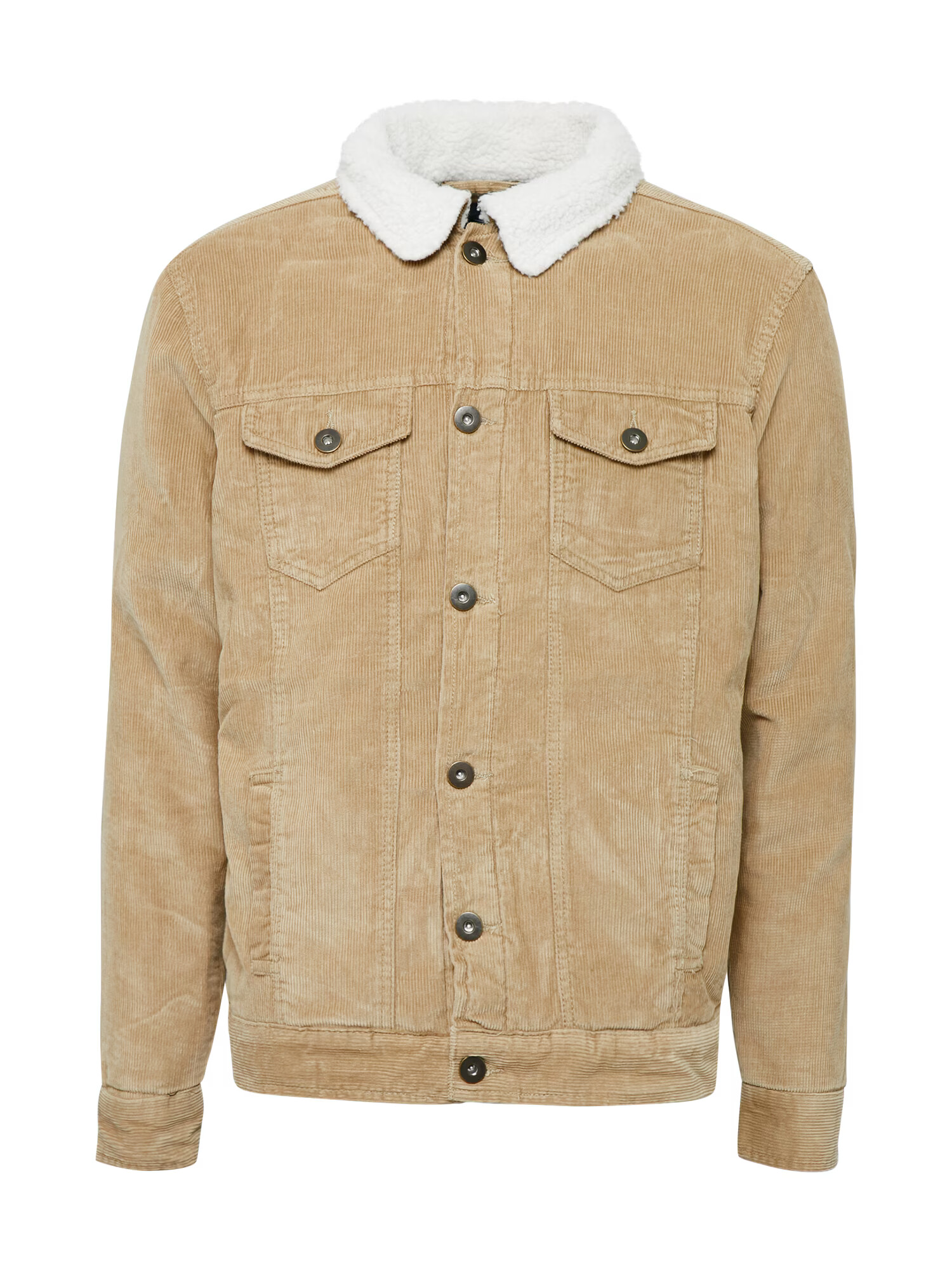 Urban Classics Jacke 'Sherpa' pesek / off-bela - Pepit.si