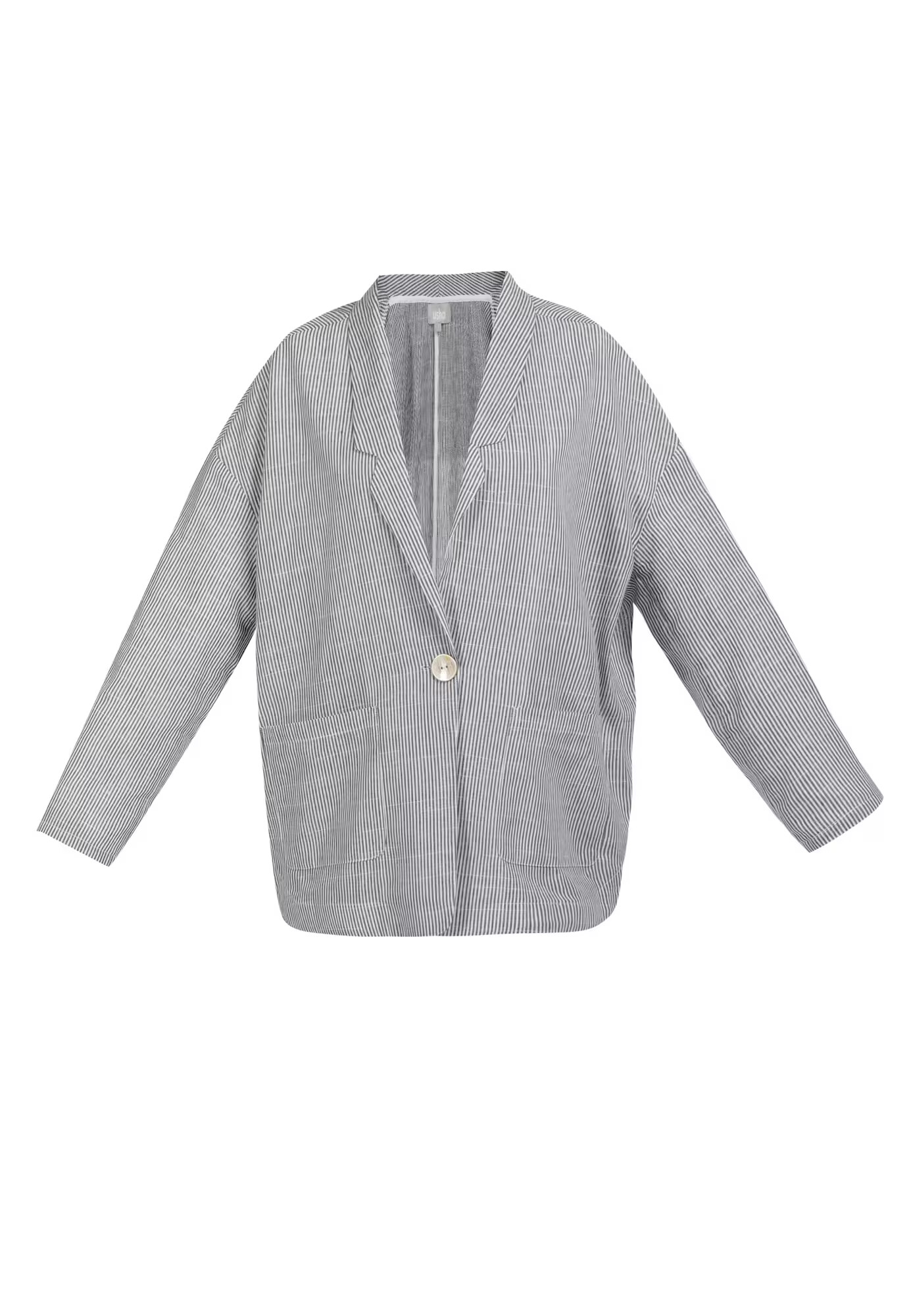 Usha Blazer siva / bela - Pepit.si