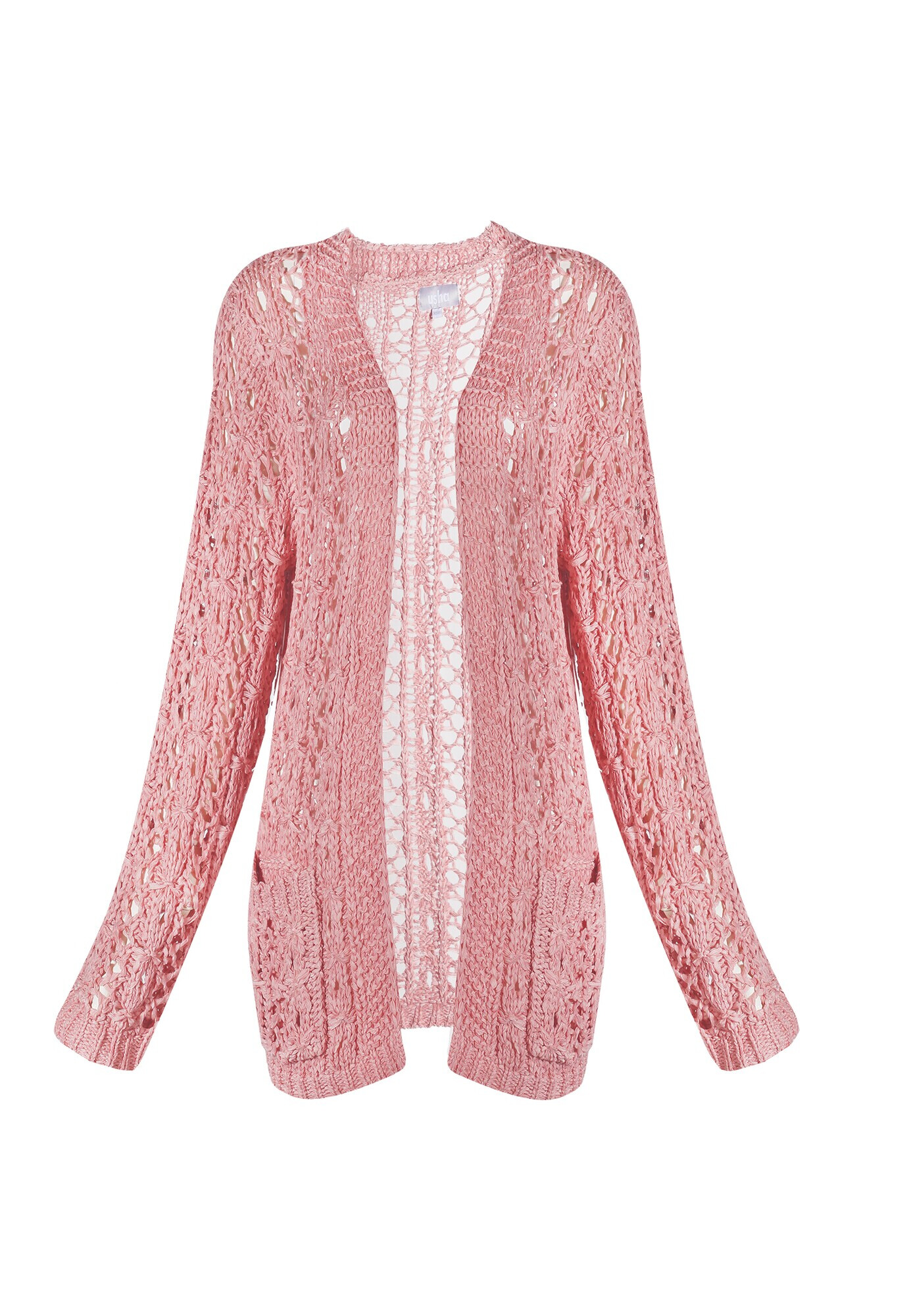 Usha Strickjacke rosé - Pepit.si