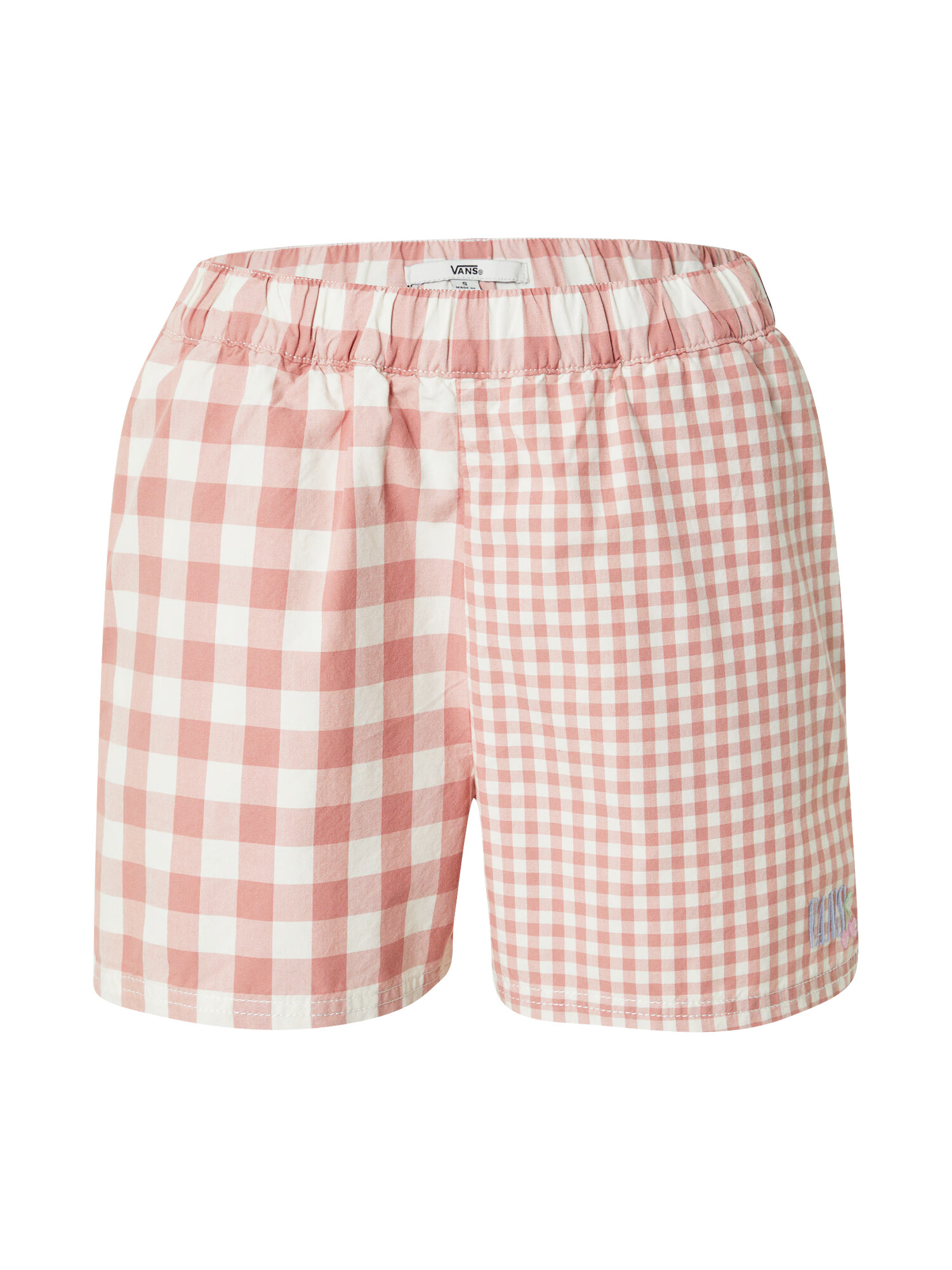 VANS Hlače 'GINGHAM' staro roza / bela - Pepit.si