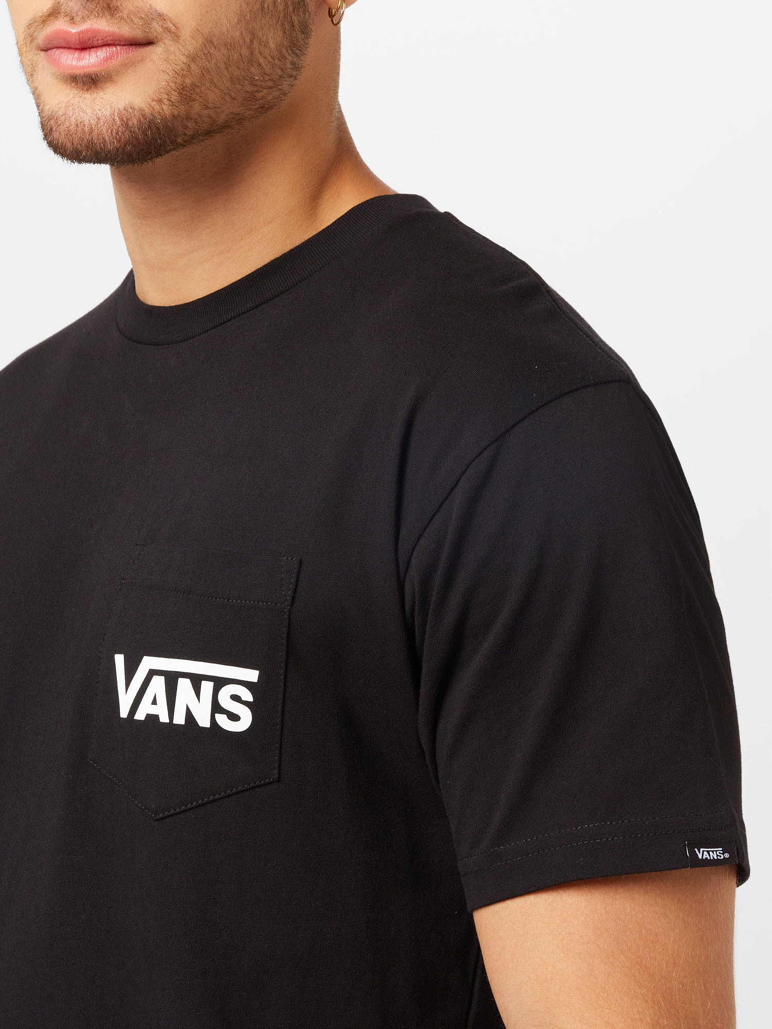 VANS Majica črna / bela - Pepit.si