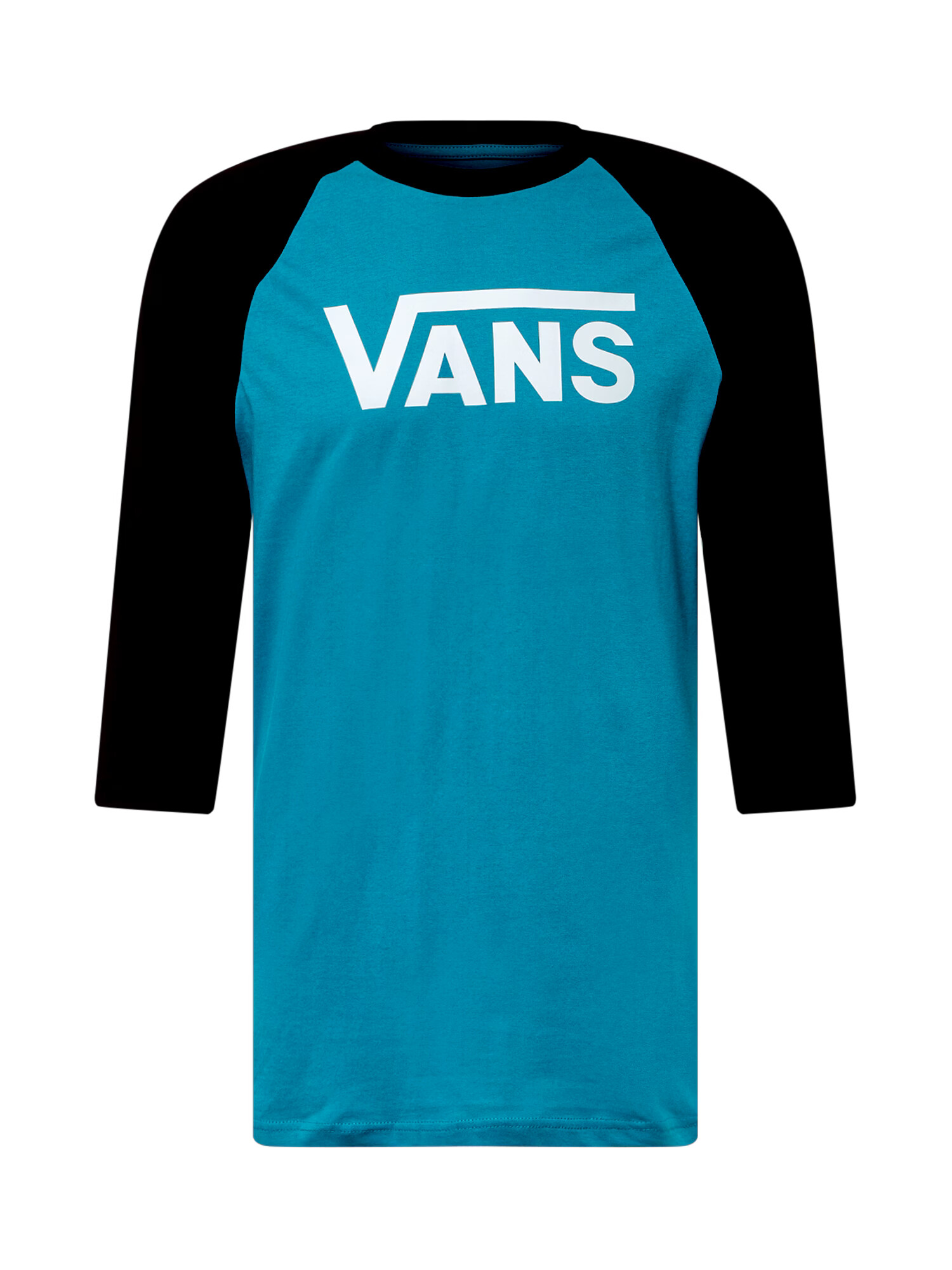 VANS Majica 'MN CLASSIC RAGLAN' nebeško modra / črna / bela - Pepit.si